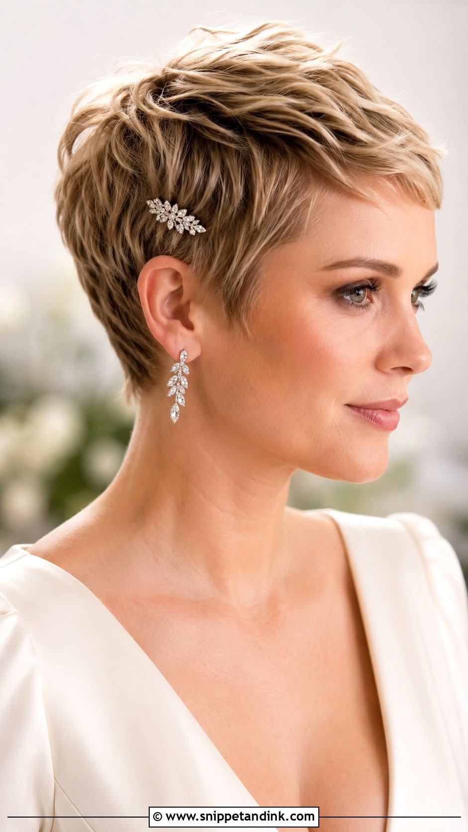 Short Pixie Wedding Hair - Snippet and Ink - 15 Hairstyles for Short Hair for a Wedding