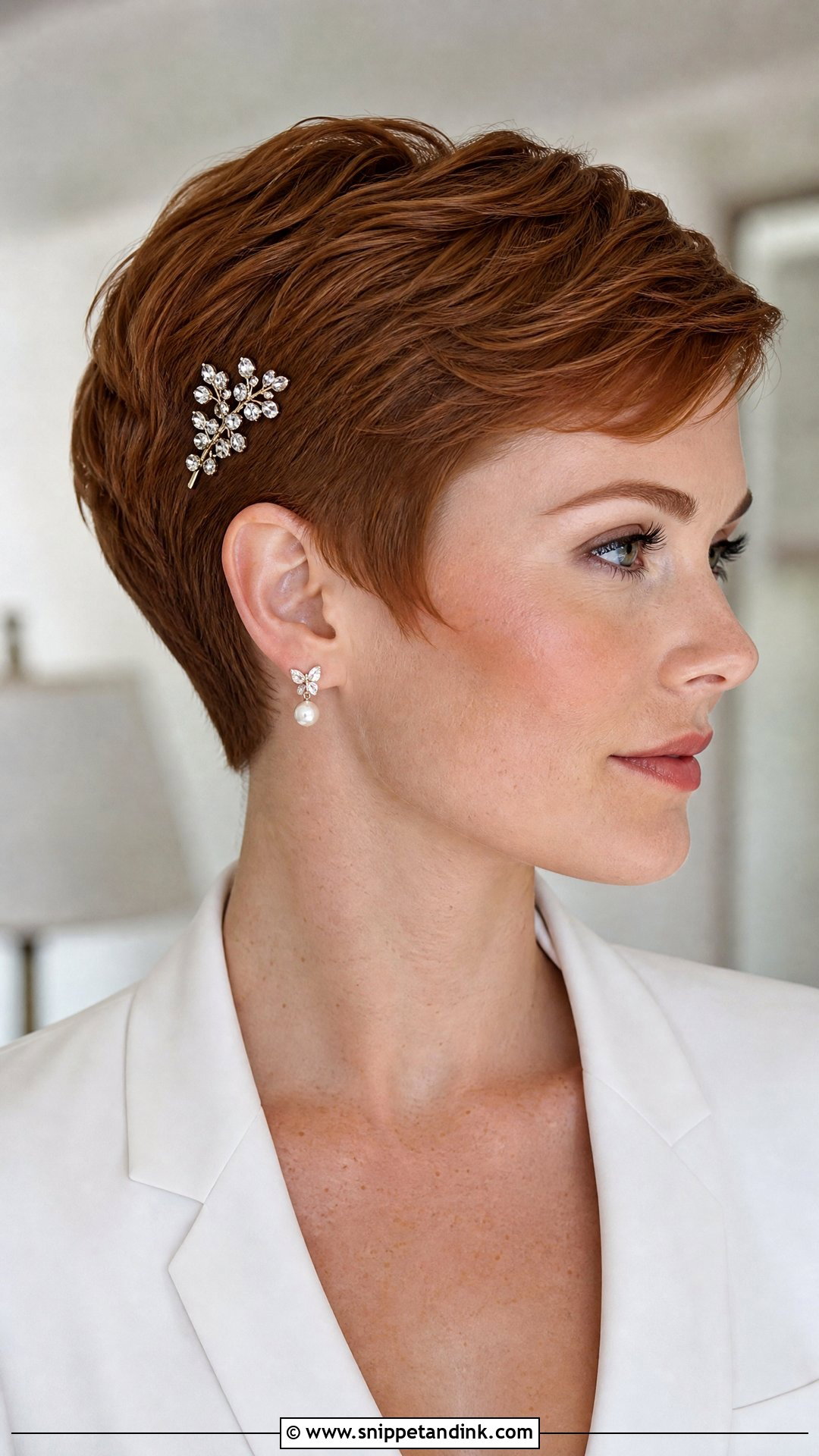 Short Pixie Wedding Hair - Snippet and Ink - 15 Easy Wedding Hairstyles Do It Yourself Short