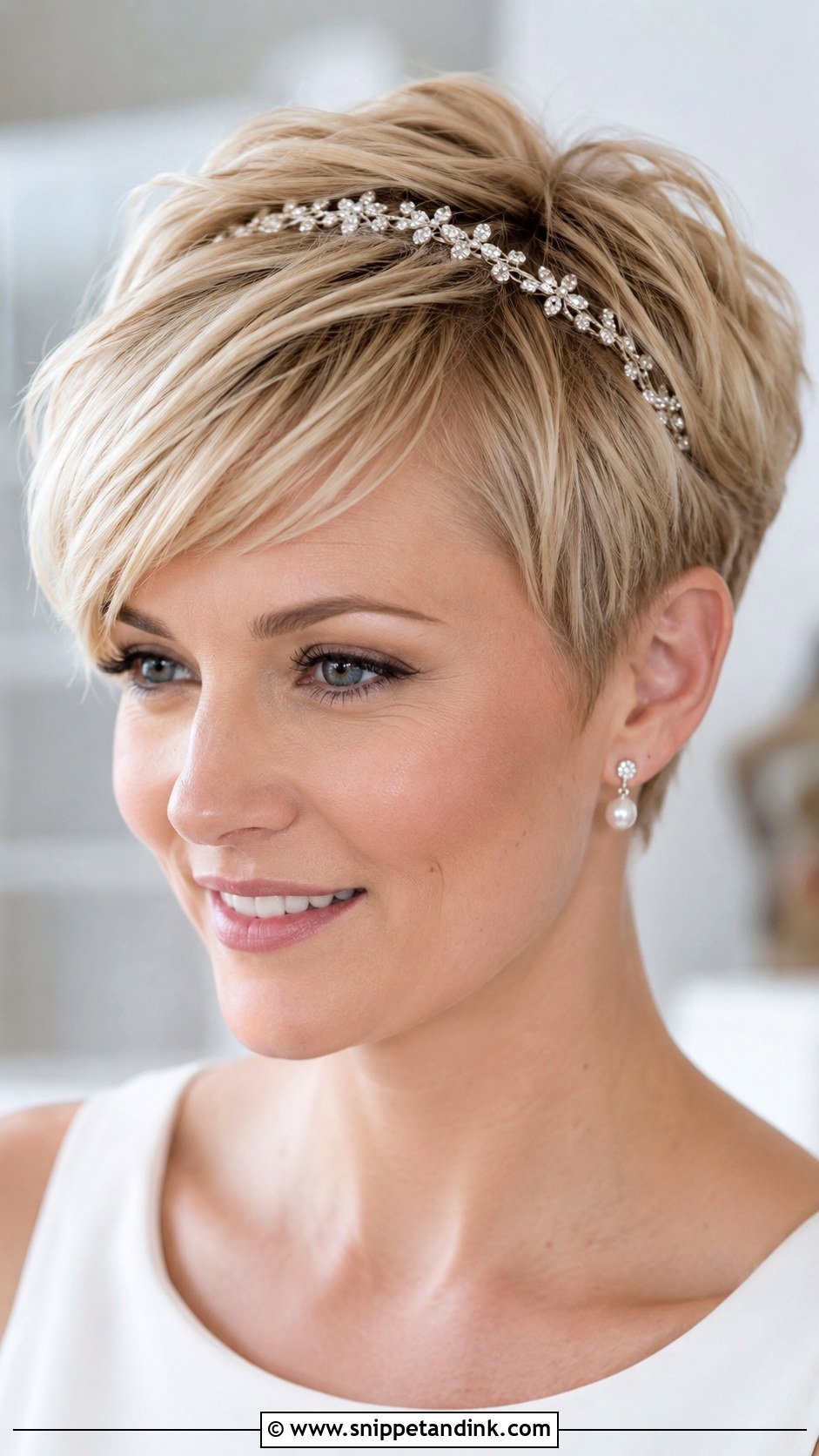 Short Pixie Wedding Hairstyle - Snippet and Ink - 15 Short Hairstyles for Women Wedding