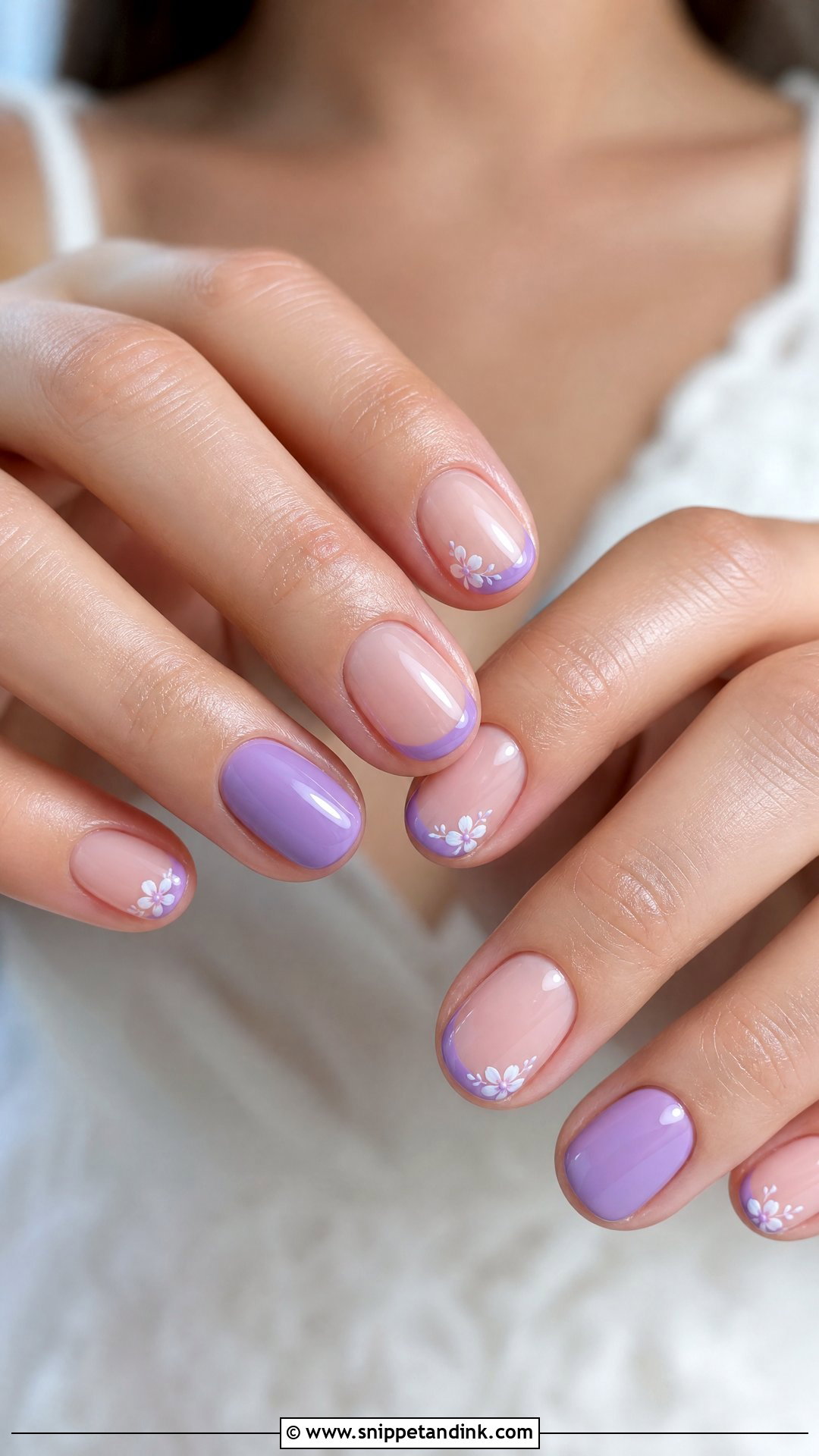 Short Purple Wedding Nails - Snippet and Ink - 25 Purple Wedding Nails