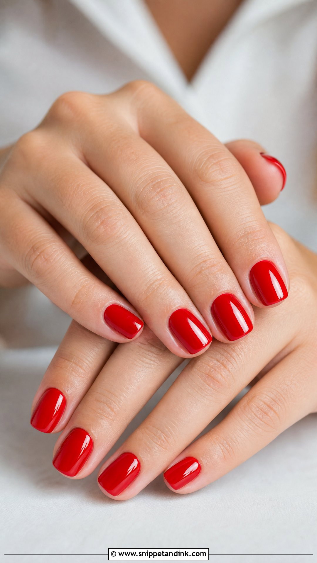 Short Red Wedding Nails - Snippet and Ink - 25 Red Wedding Nails