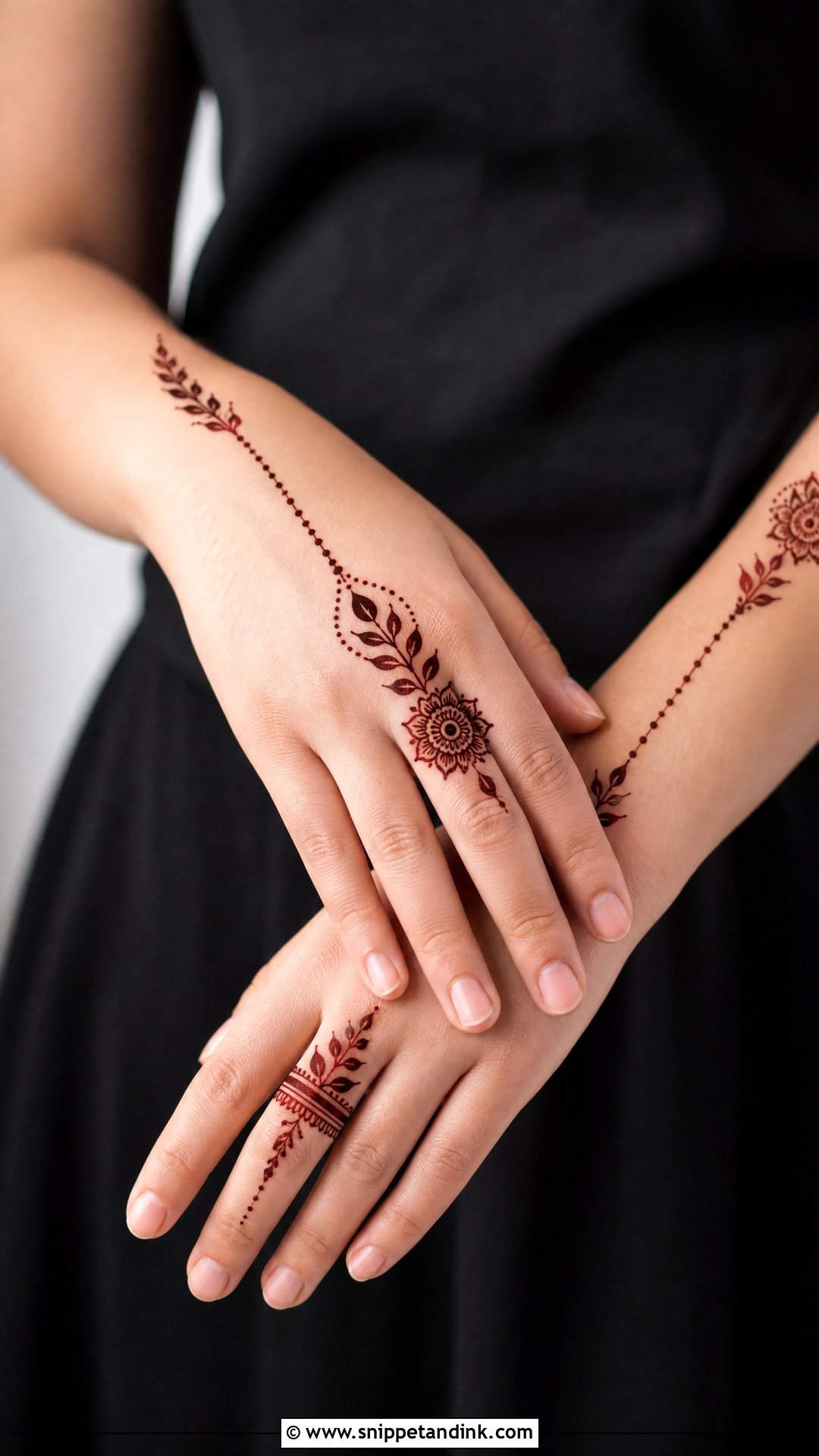 Short Ring Mehndi Design - Snippet and Ink - 35 Short Mehndi Design Ideas