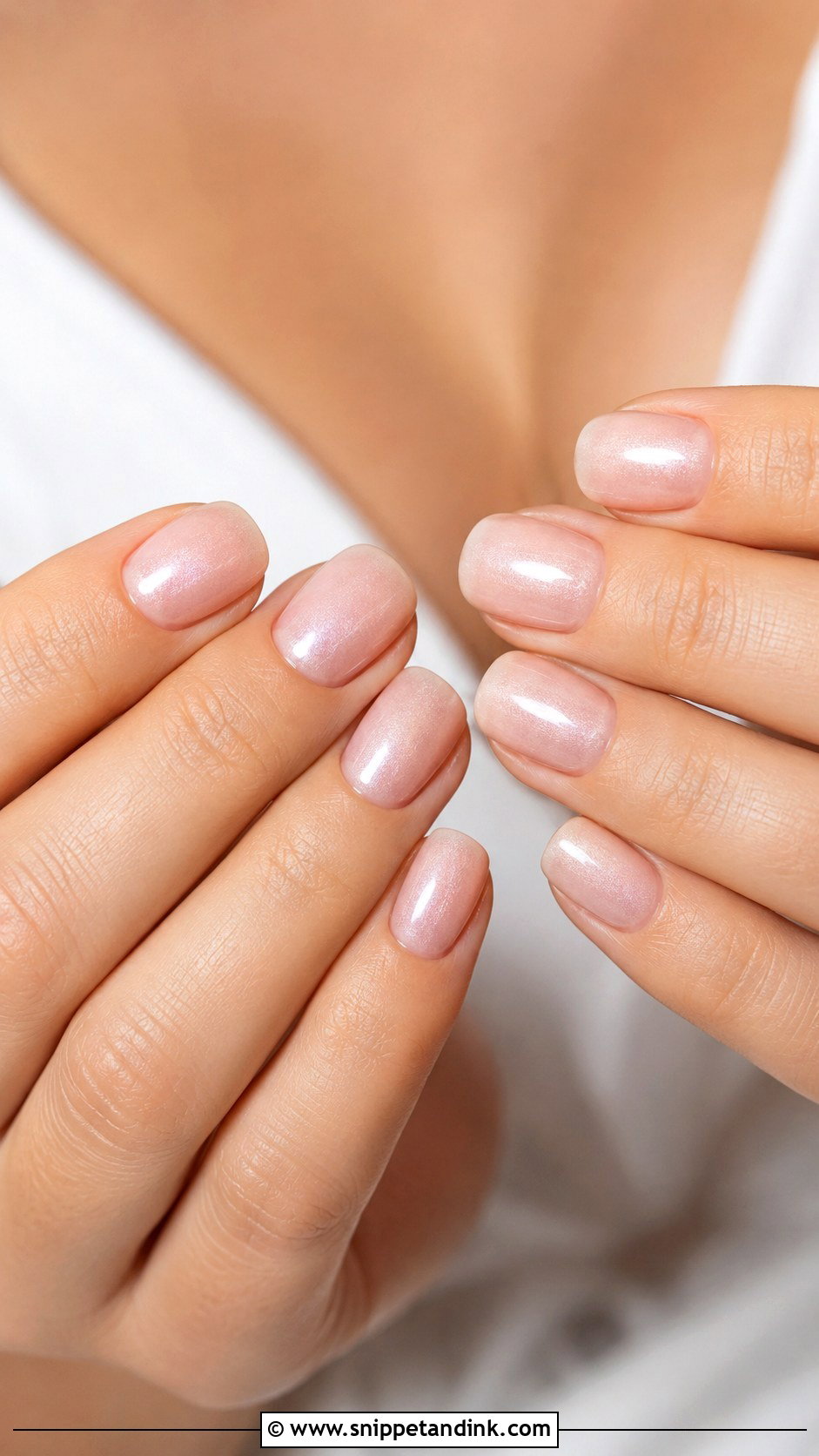 Short Romantic Bridal Nails - Snippet and Ink - 20 Romantic Nails Brides