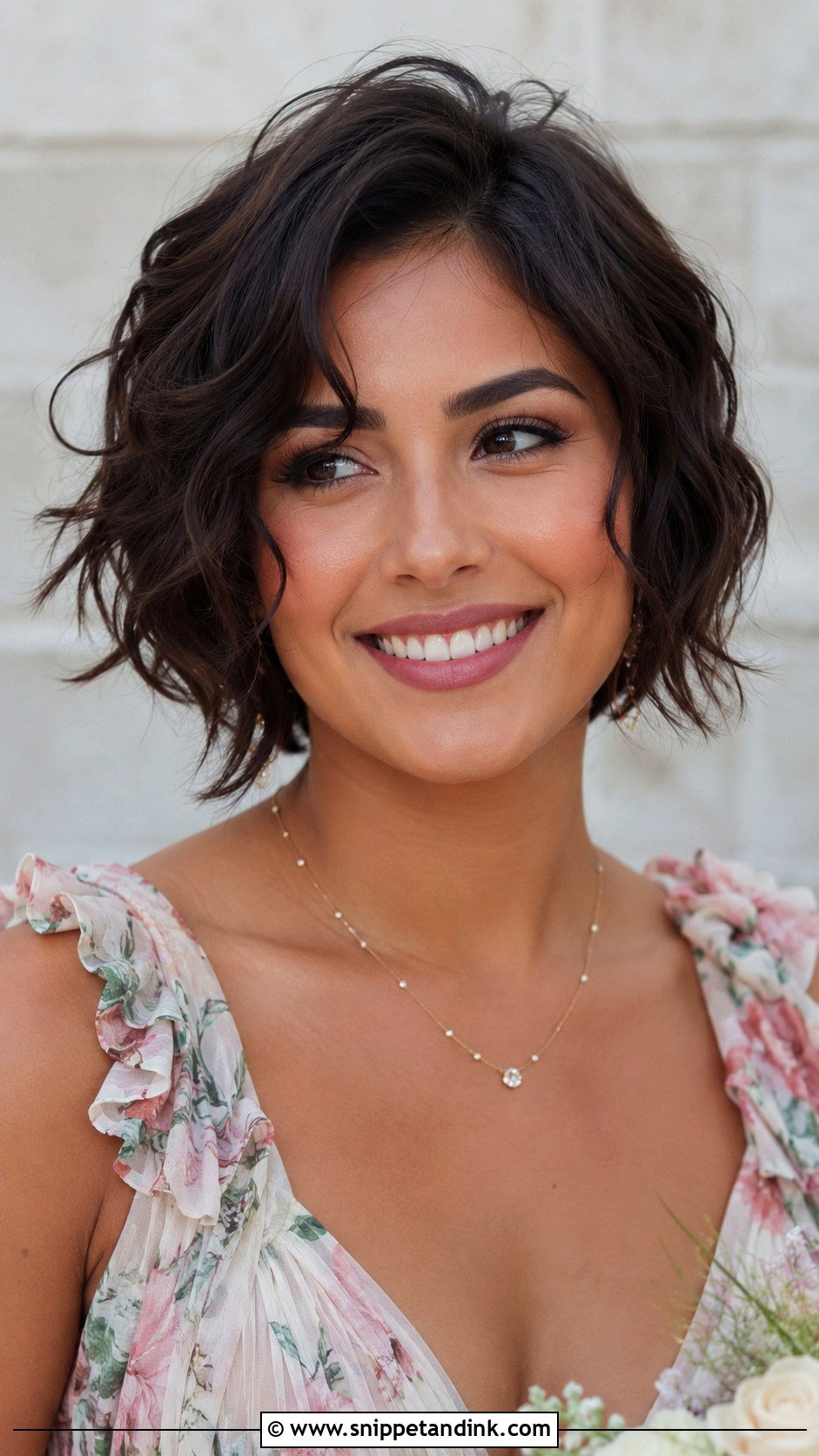 Short Shag Bridesmaid Hairstyle - Snippet and Ink - 30 Short Hair Bridesmaid Hairstyles