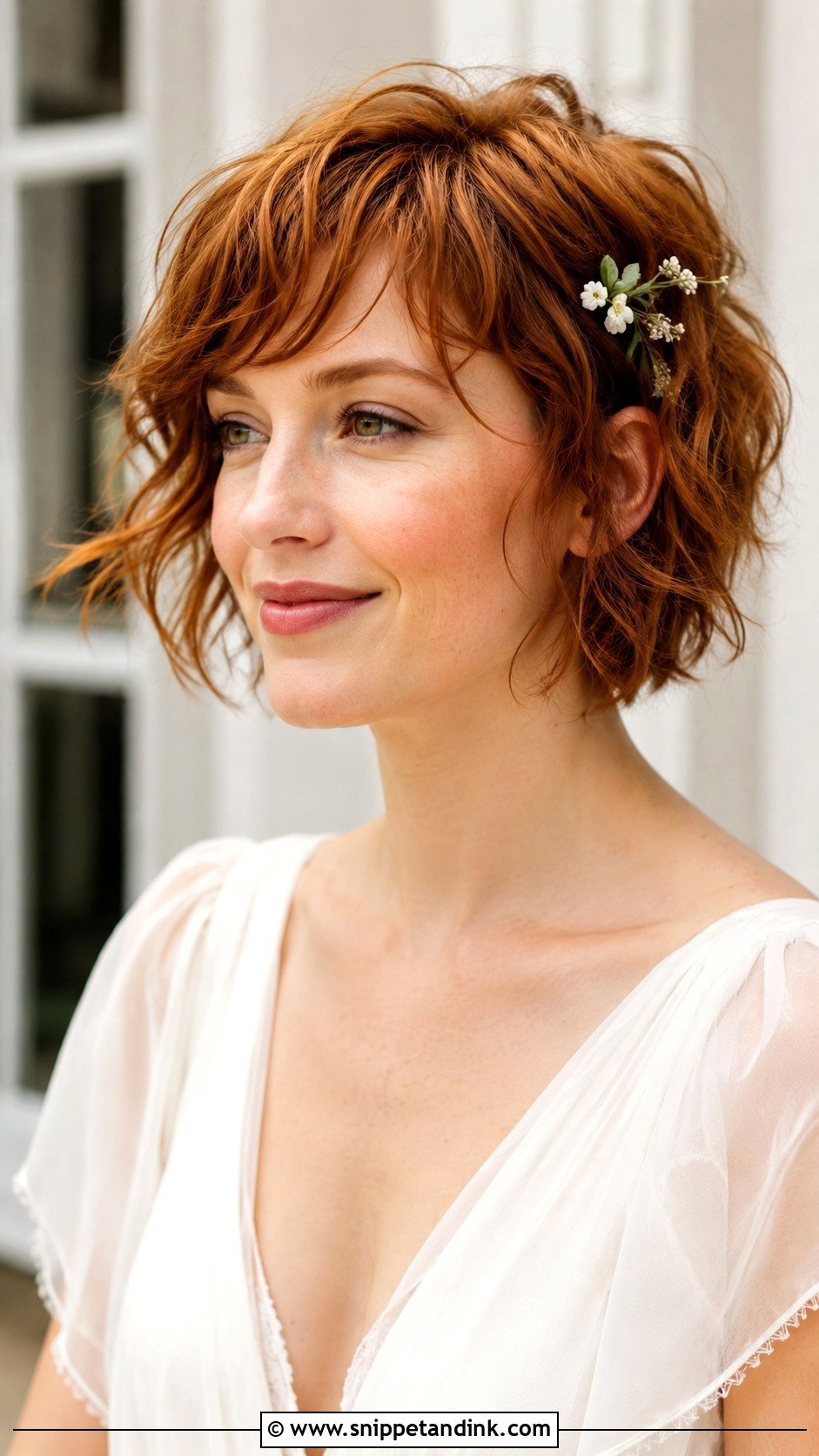 Short Shag For Wedding - Snippet and Ink - 15 Short Hair for Weddings Ideas