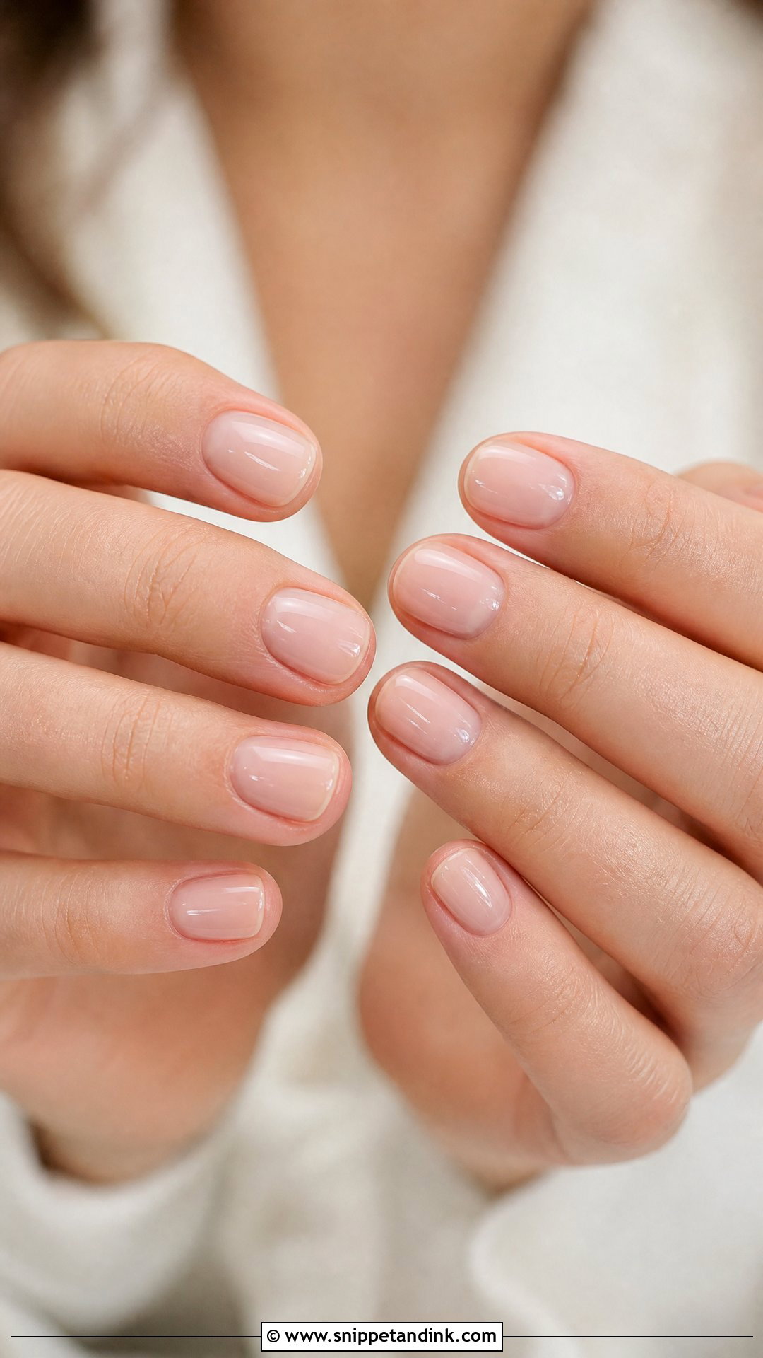 Short Sheer Wedding Nails - Snippet and Ink - 25 Short Wedding Nails for Bride