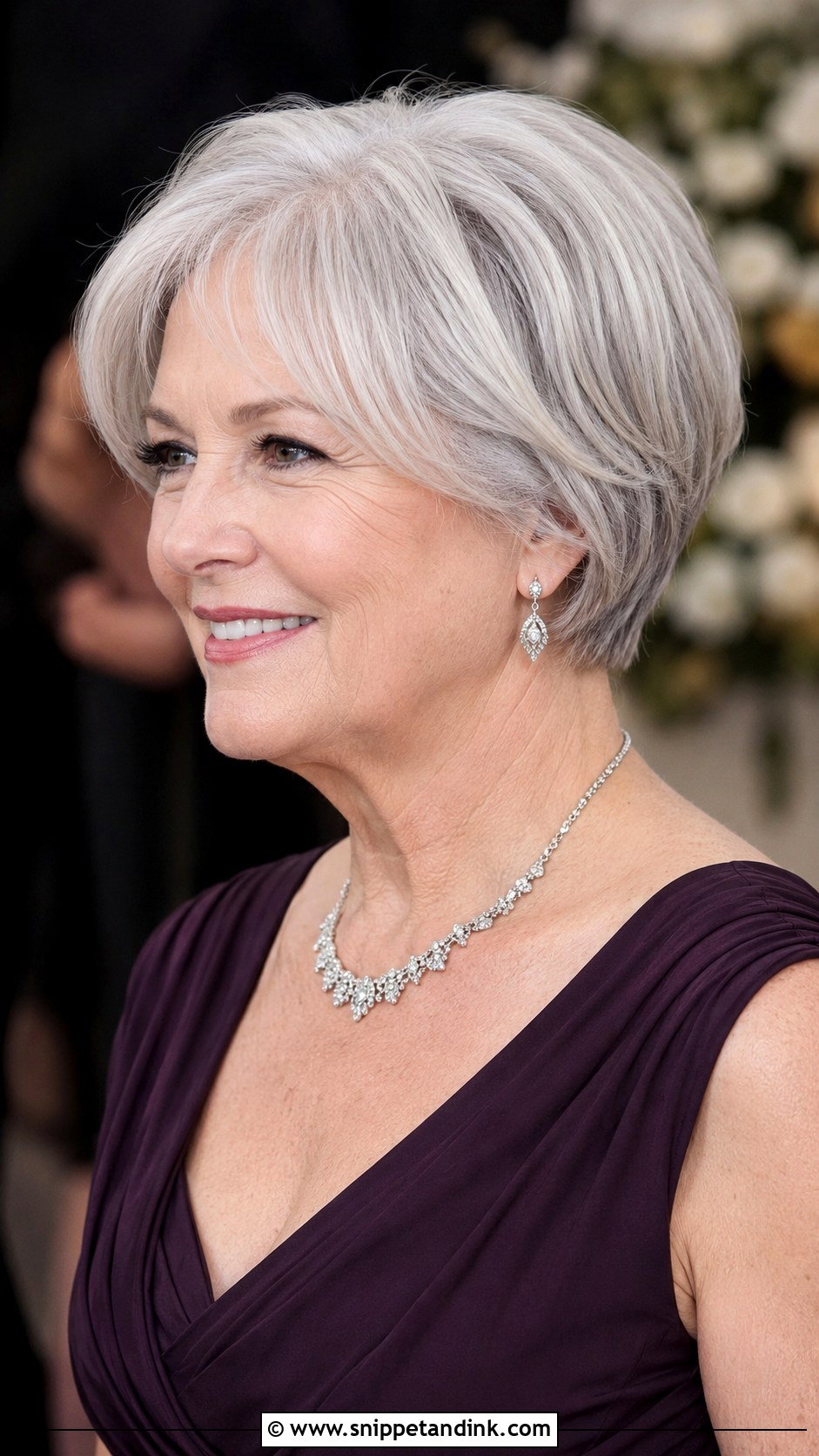 Short Silver Hairstyle For Mother Of The Groom - Snippet and Ink - 15 Mother of the Groom Short Hair Ideas