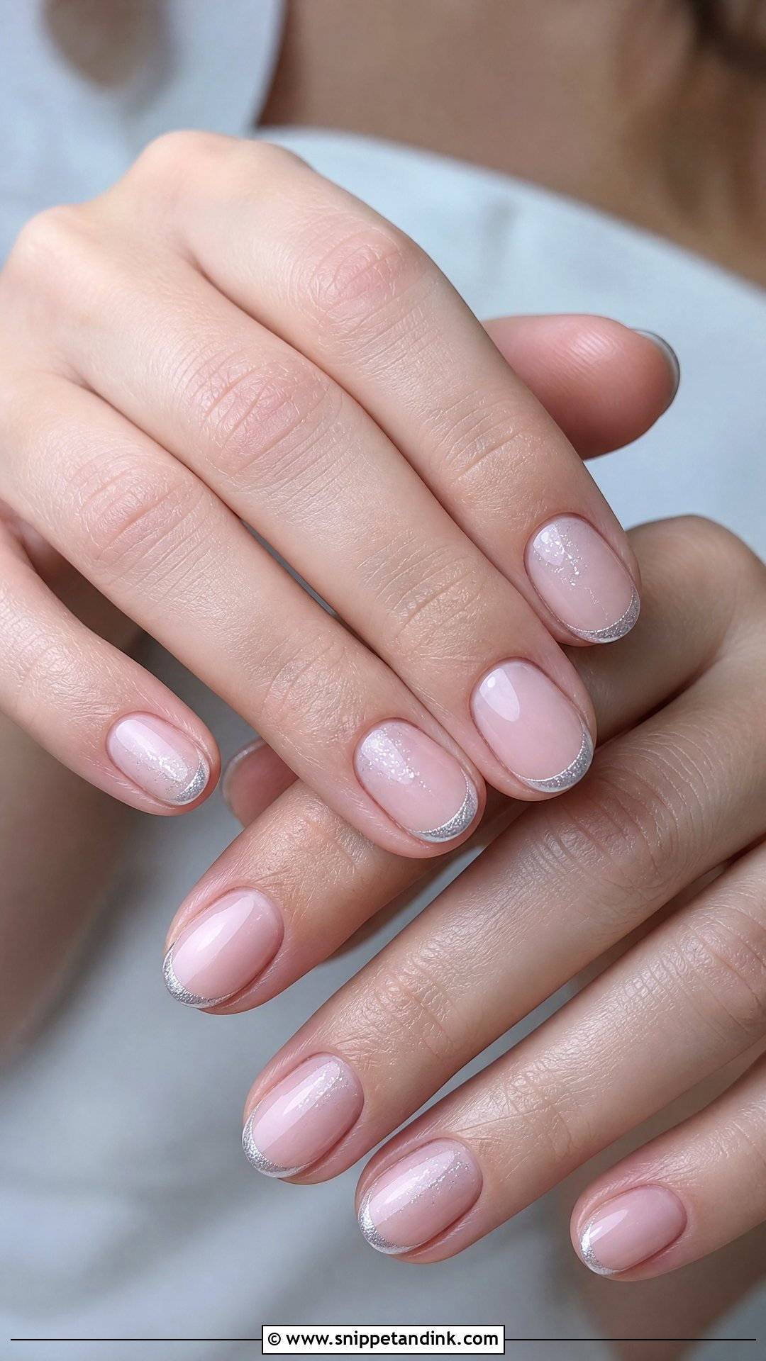 Short Silver Wedding Nails - Snippet and Ink - 25 Short Wedding Nails for Bride