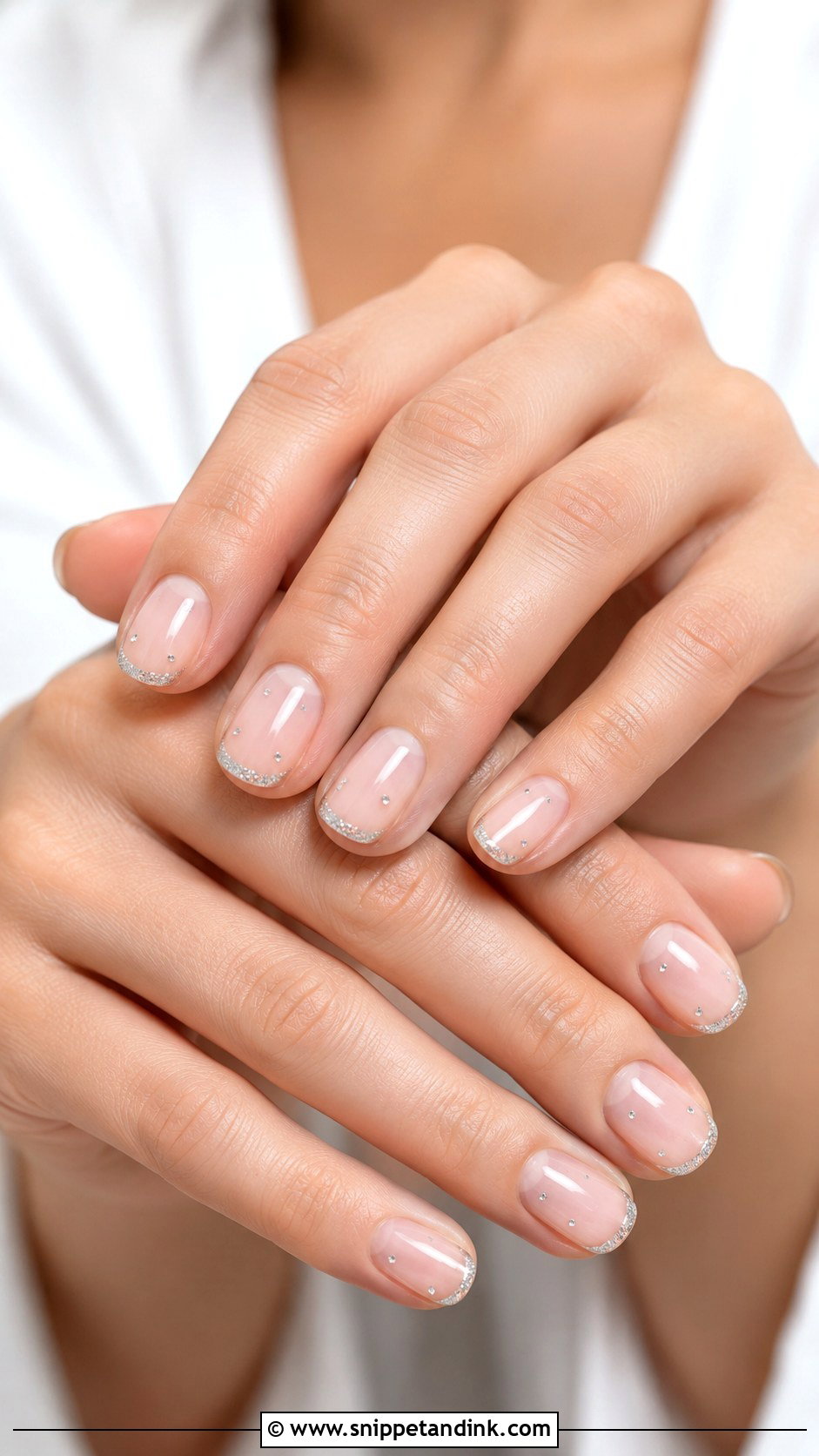 Short Silver Wedding Nails - Snippet and Ink - 20 Short Nails for Wedding
