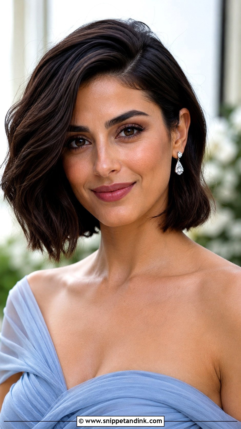 Short Sleek Bob For Engagement - Snippet and Ink - 15 Short Hair Styles for Engagement