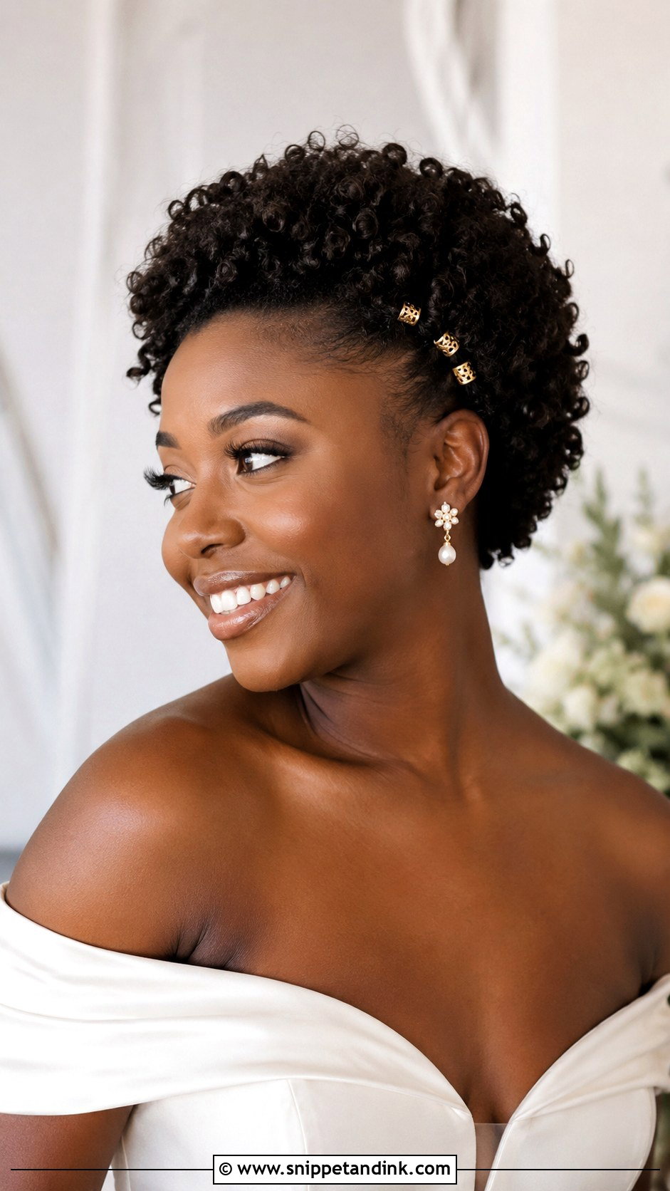 Short Slicked Back Wedding Hair - Snippet and Ink - 15 Short Hair Styling Wedding Ideas