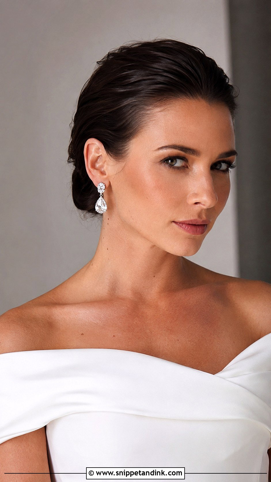 Short Slicked Back Wedding Hairstyle - Snippet and Ink - 20 Elegant Short Hairstyles for Wedding