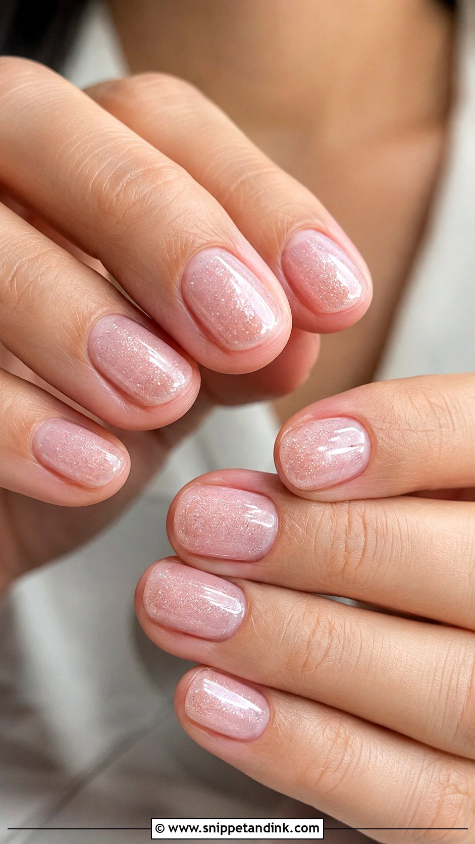 Short Sparkle Wedding Nails - Snippet and Ink - 20 Sparkle Wedding Nails