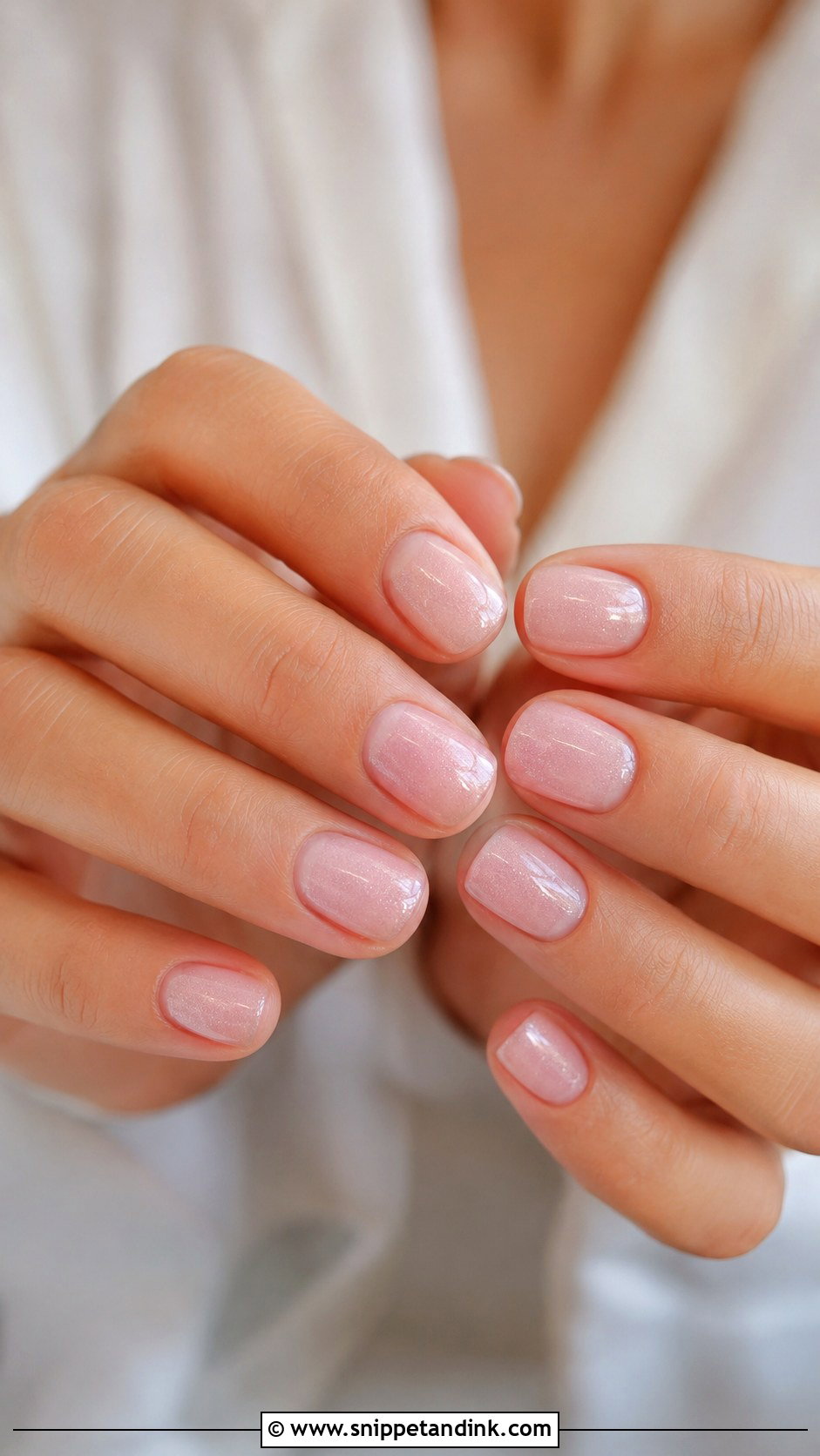 Short Sparkle Wedding Nails - Snippet and Ink - 20 Classy Bridal Sparkle Wedding Nails for Bride