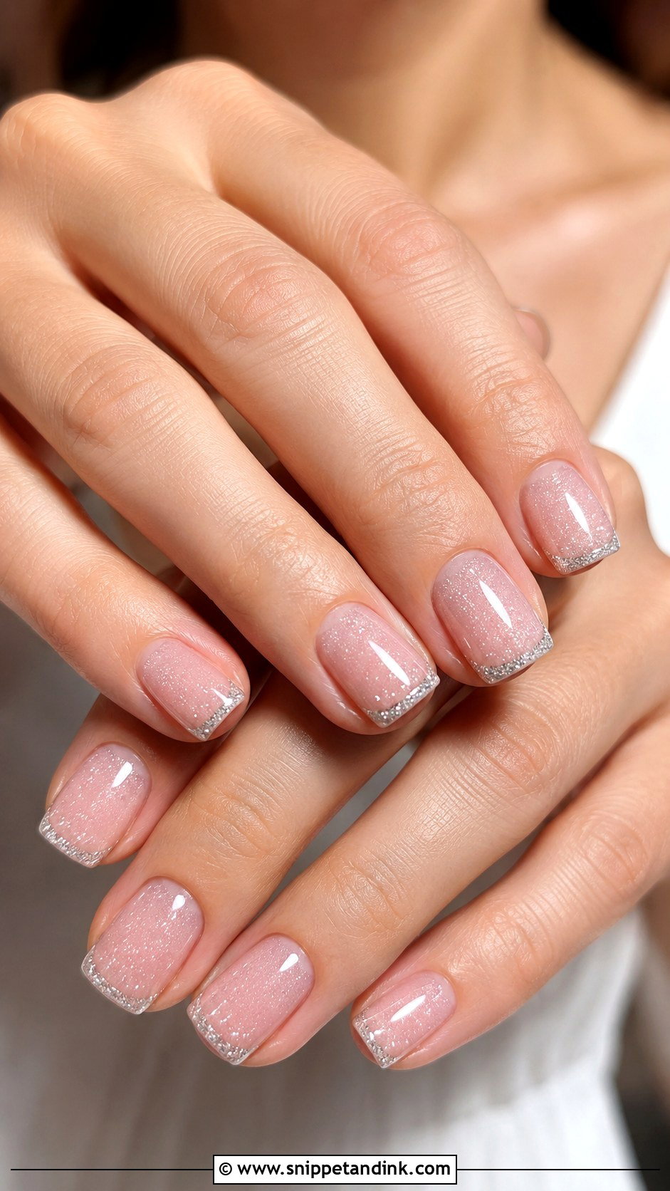 Short Sparkly Wedding Nails - Snippet and Ink - 20 Sparkly Wedding Nails