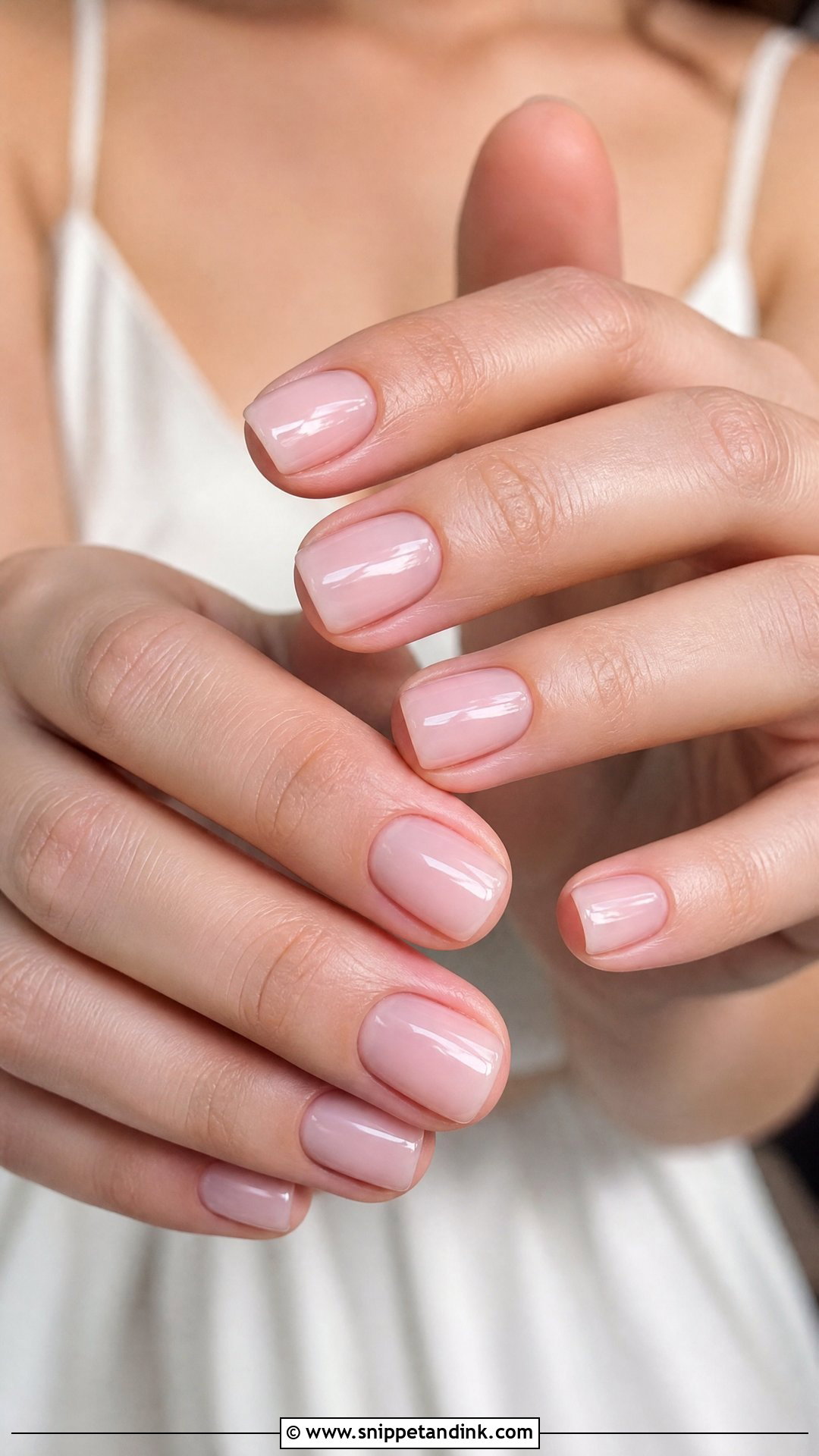 Short Square Bridal Nails - Snippet and Ink - 25 Simple Bridal Wedding Nails for Bride