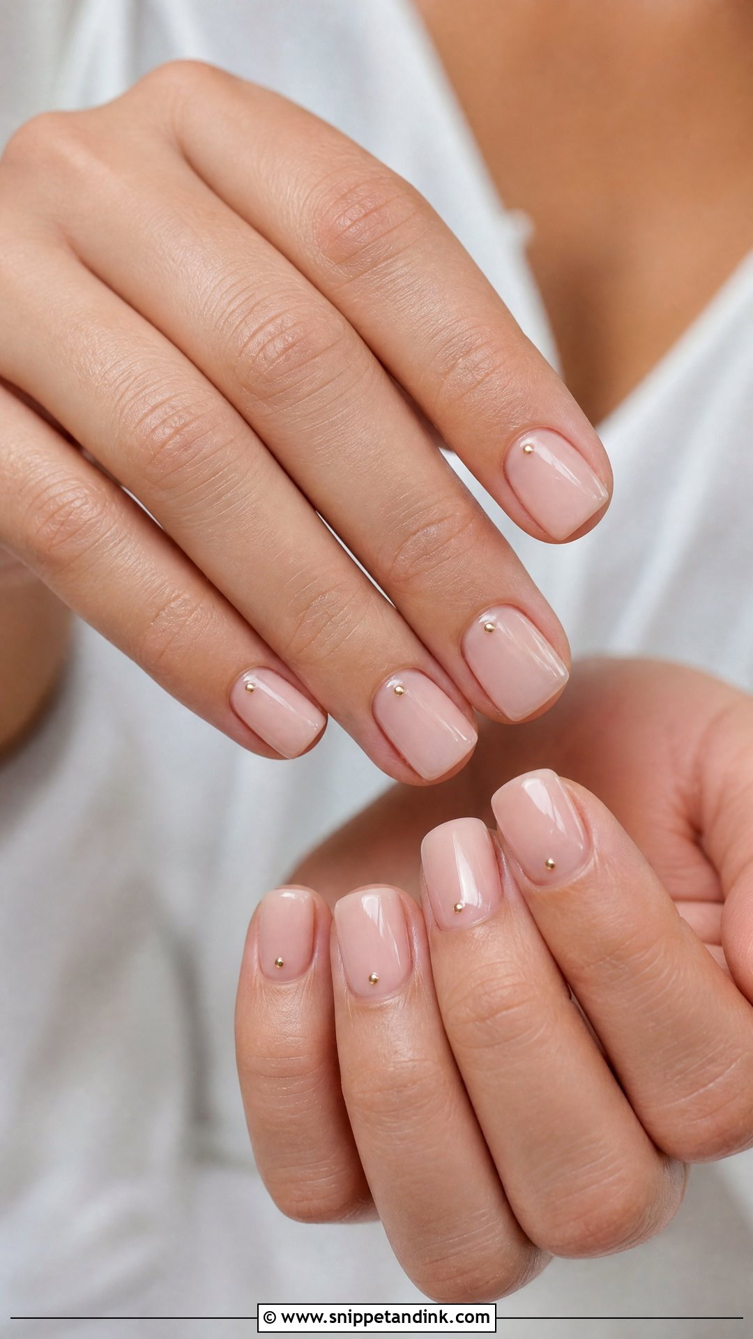 Short Square Bridal Nails - Snippet and Ink - 25 Unique Bridal Nails