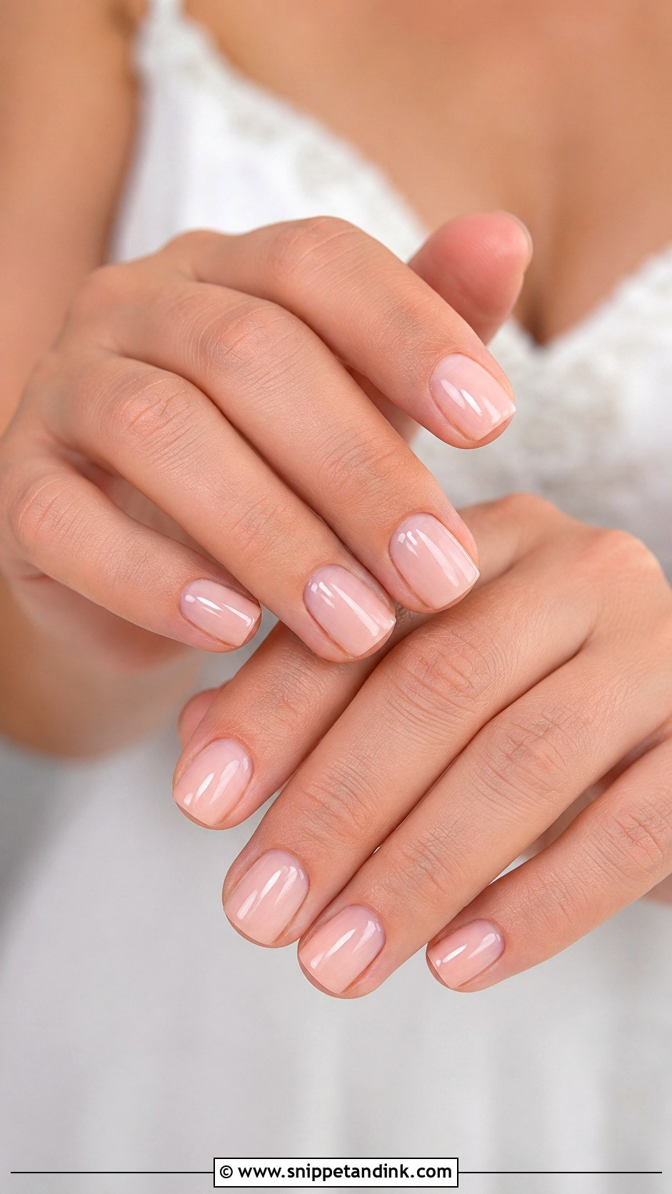 Short Square Bridal Nails - Snippet and Ink - 30 Elegant Bridal Nails Wedding