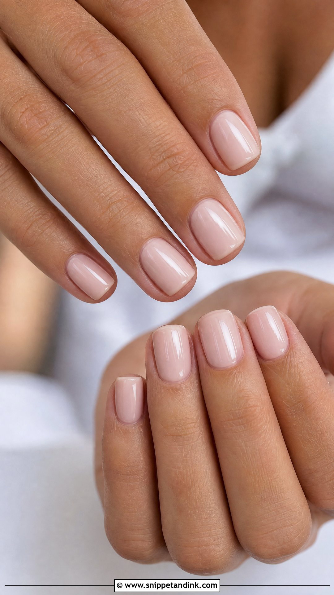 Short Square Bridesmaid Nails - Snippet and Ink - 25 Elegant Bridesmaid Wedding Nails