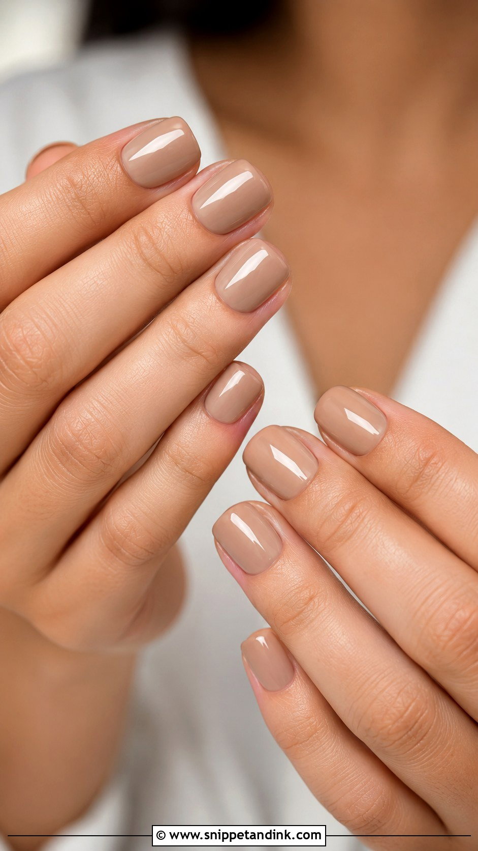 Short Square Nude Wedding Nails - Snippet and Ink - 20 Short Square Wedding Nails