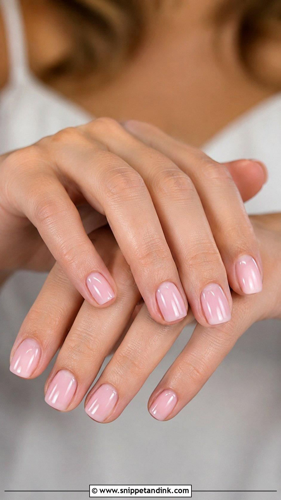 Short Square Pink Wedding Nails - Snippet and Ink - 20 Short Square Wedding Nails