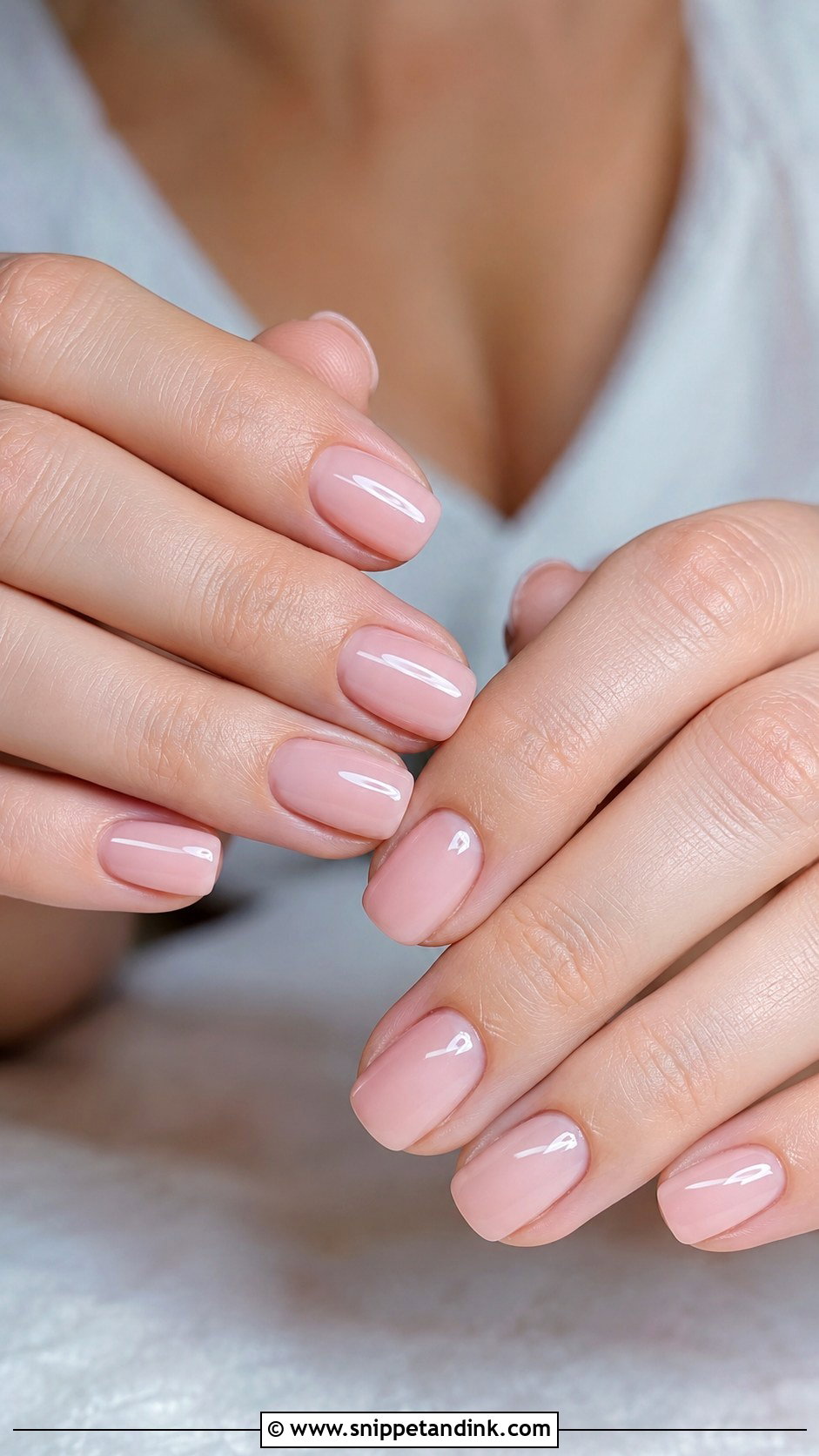 Short Square Wedding Nails - Snippet and Ink - 20 Minimal Wedding Nails