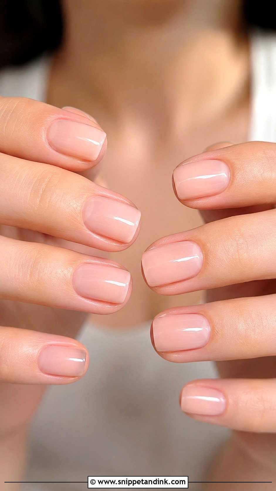 Short Squoval Bridal Nail Extensions - Snippet and Ink - 20 Bridal Nail Extensions Brides Ideas