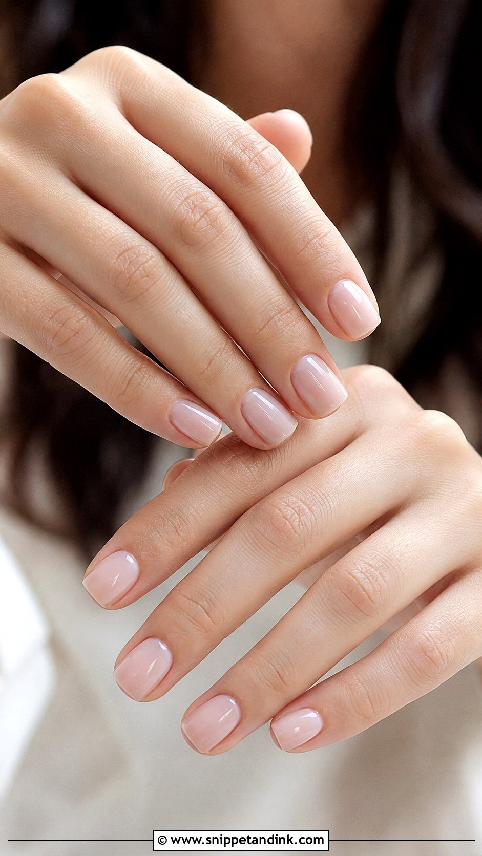 Short Squoval Wedding Nails - Snippet and Ink - 20 Clean Wedding Nails