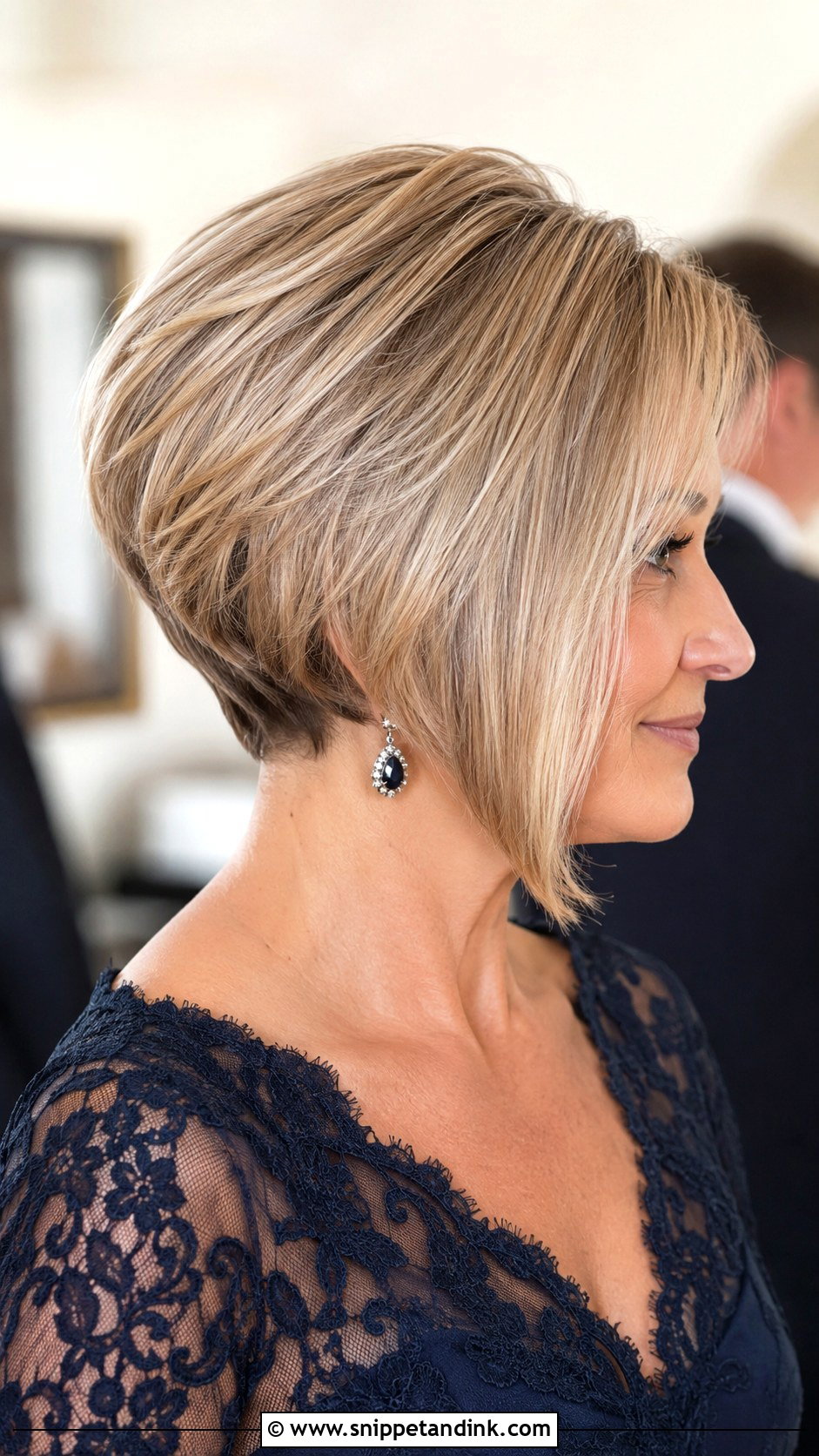 Short Stacked Bob For Mother Of The Groom - Snippet and Ink - 15 Mother of the Groom Short Hair Ideas