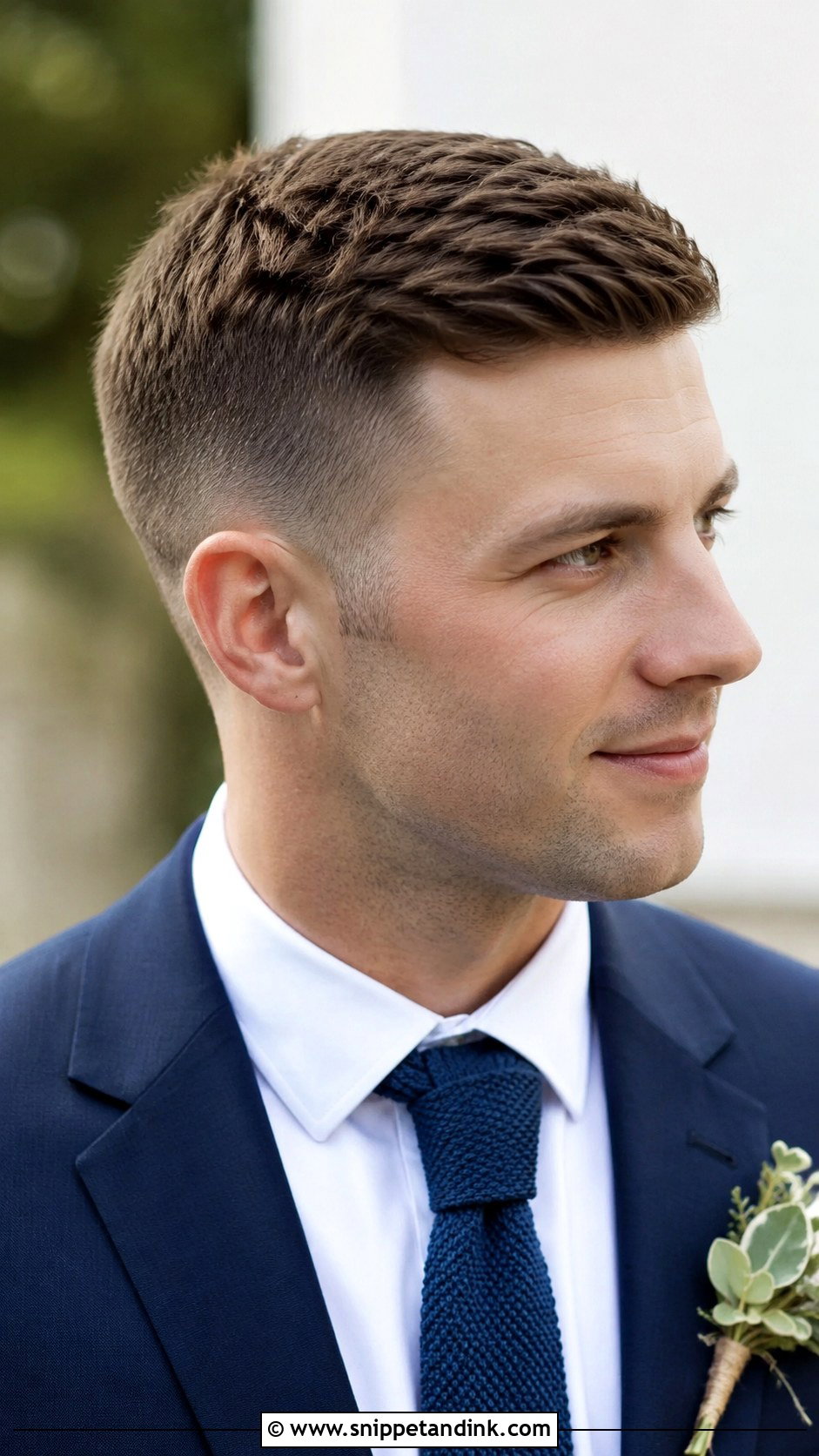 Short Taper Haircut - Snippet and Ink - 20 Mens Wedding Hairstyles