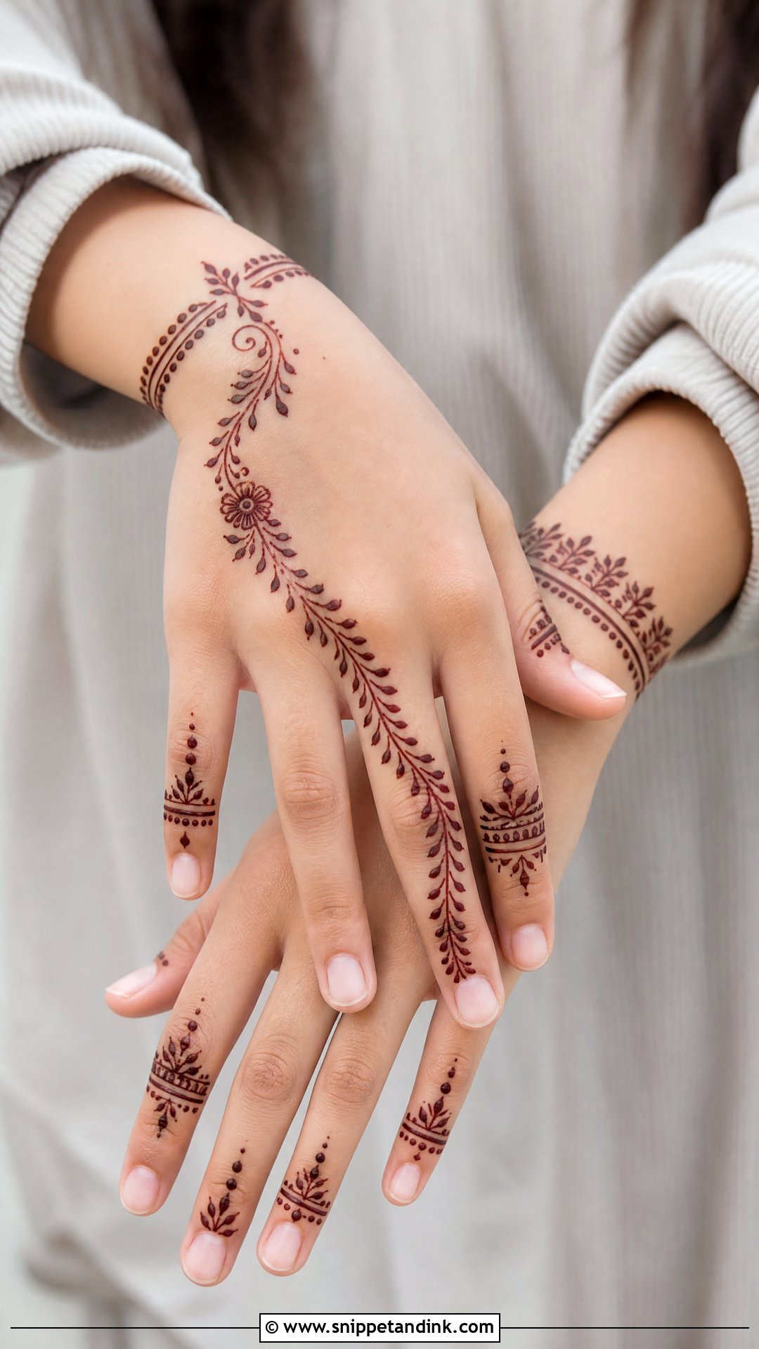 Short Teen Mehndi Design - Snippet and Ink - 35 Short Mehndi Design Ideas
