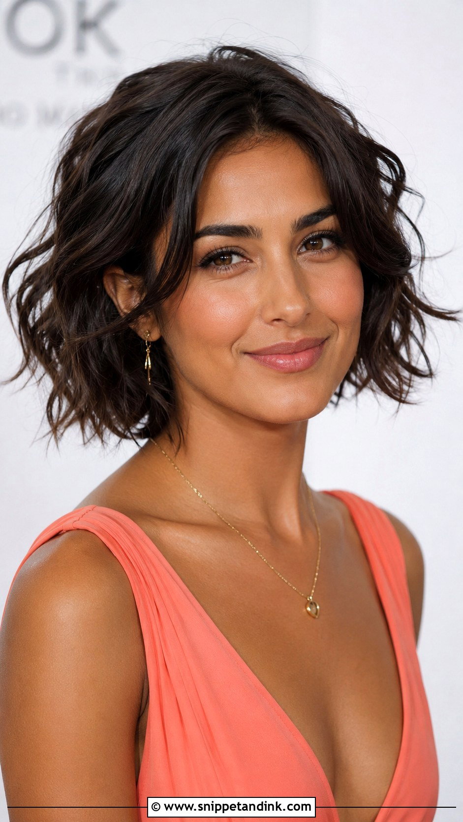 Short Textured Bob Wedding Guest Hairstyle - Snippet and Ink - 15 Short Hair Styles Wedding Guest Hairstyle Ideas