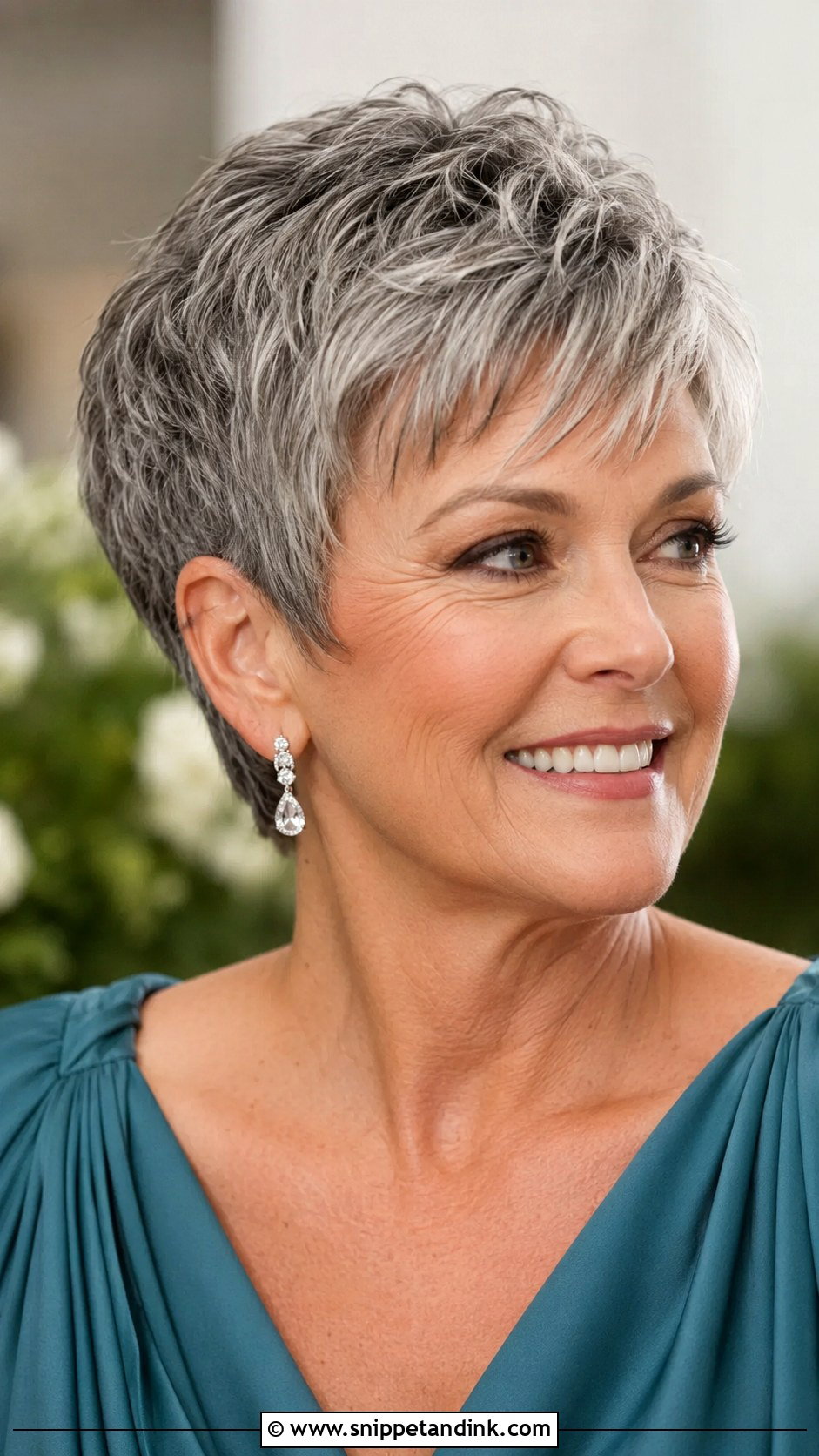 Short Textured Crop For Mother Of The Groom - Snippet and Ink - 15 Mother of the Groom Short Hair Ideas