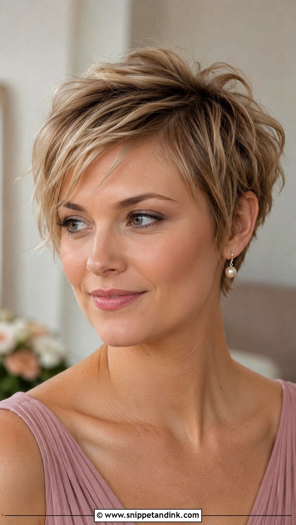 Short Textured Pixie Bridesmaid Hairstyle - Snippet and Ink - 25 Bridesmaid Hairstyles for Short Hair