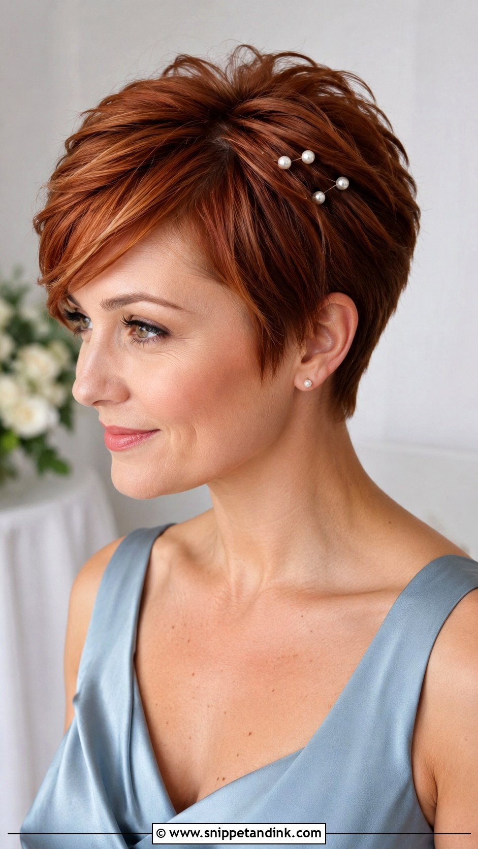 Short Textured Pixie Bridesmaid Hairstyle - Snippet and Ink - 20 Bridesmaid Hairstyle Shorthair Ideas