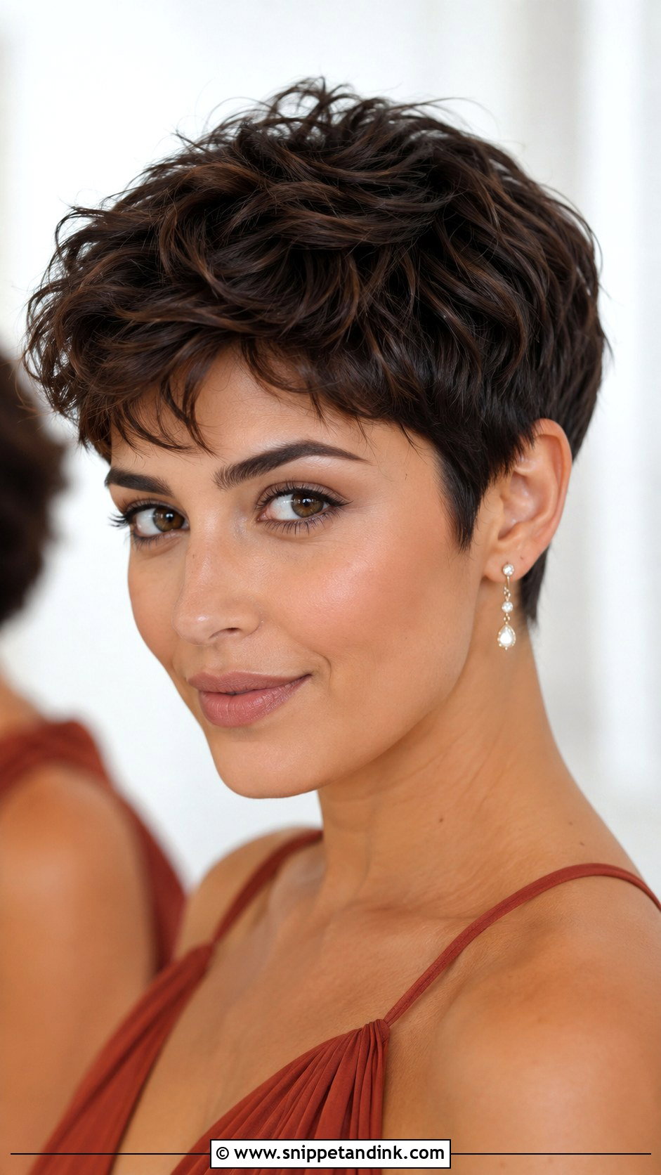 Short Textured Pixie For Bridesmaid - Snippet and Ink - 20 Short Hair Styles for Wedding Bridesmaid