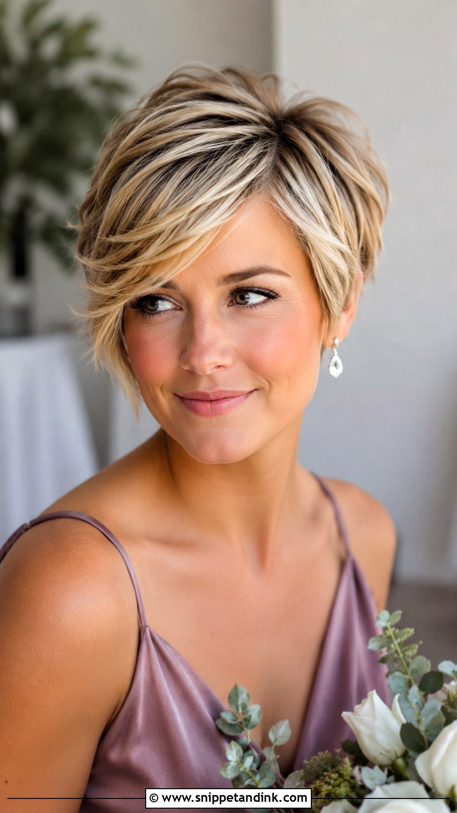Short Textured Pixie For Bridesmaid - Snippet and Ink - 20 Short Hair for Wedding Bridesmaid Ideas