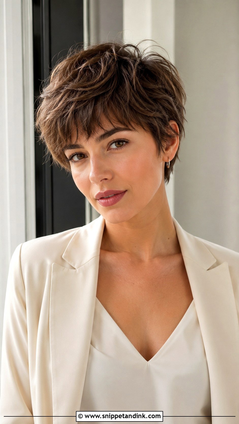 Short Textured Pixie For Engagement - Snippet and Ink - 15 Short Hair Styles for Engagement