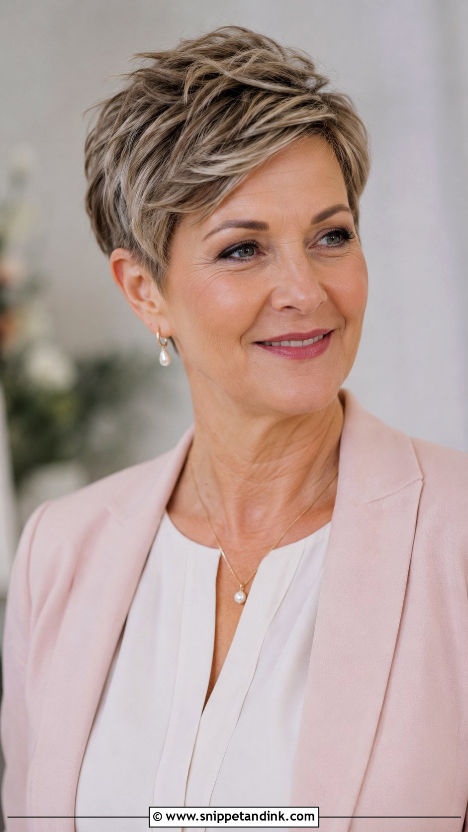 Short Textured Pixie For Mother Of Groom - Snippet and Ink - 15 Mother of Groom Hairstyles for Short Hair