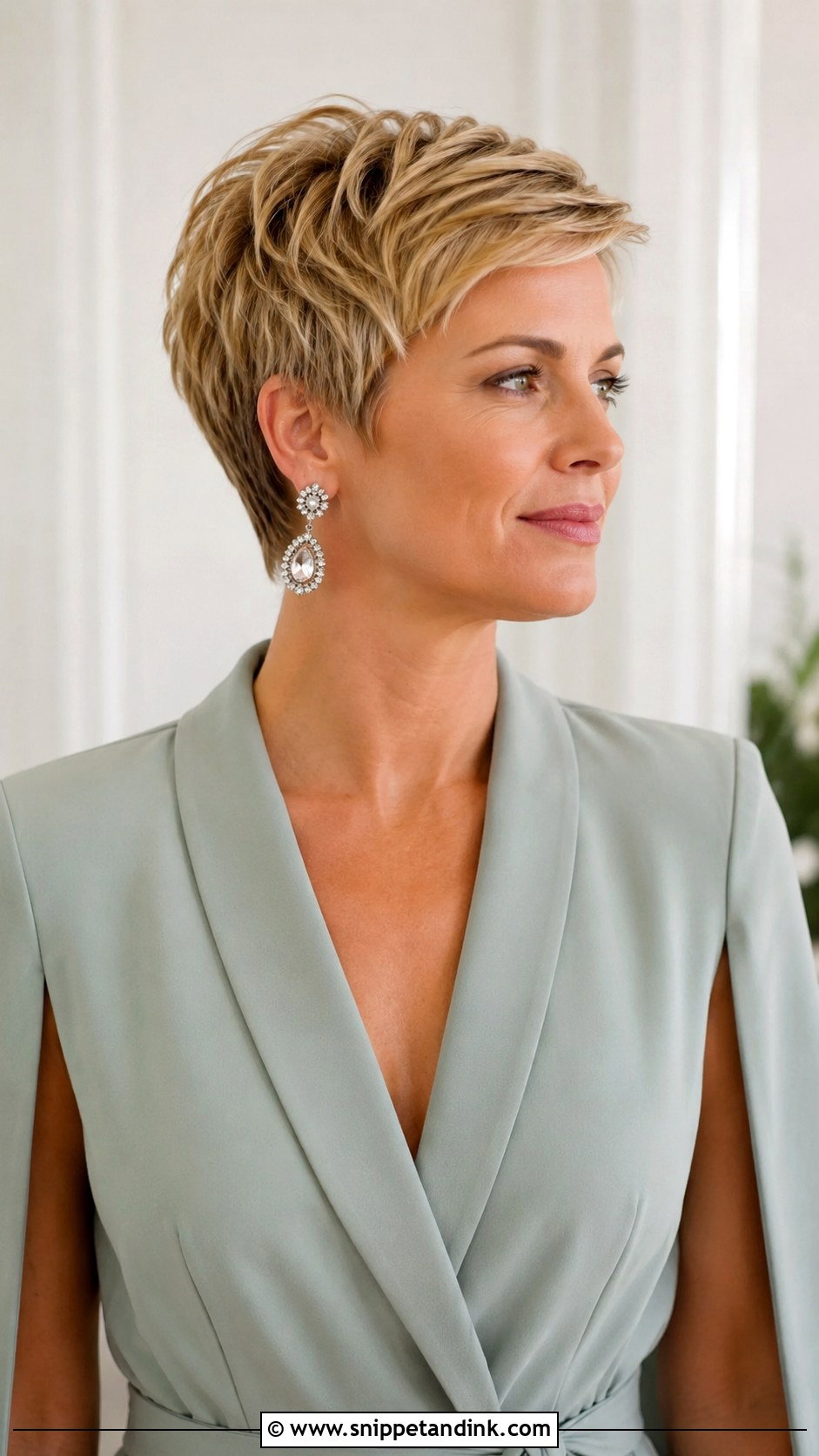 Short Textured Pixie For Wedding Guest - Snippet and Ink - 15 Short Hairstyles for a Wedding Guest
