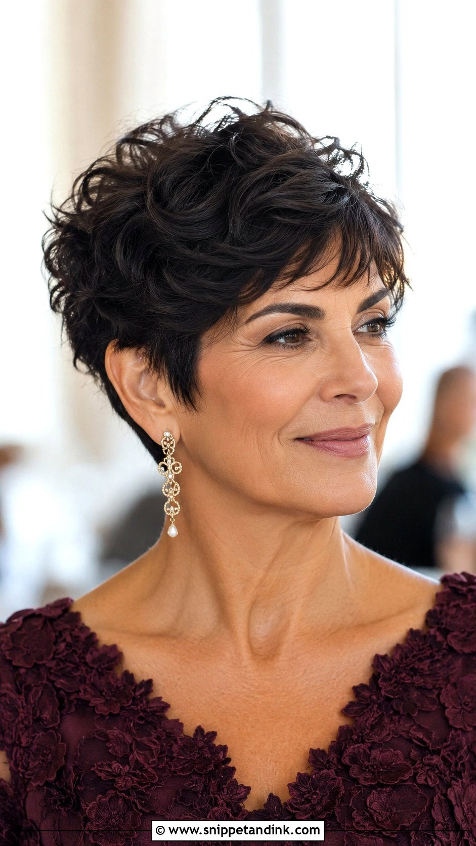 Short Tousled Pixie For Mother Of The Groom - Snippet and Ink - 15 Mother of the Groom Short Hair Ideas