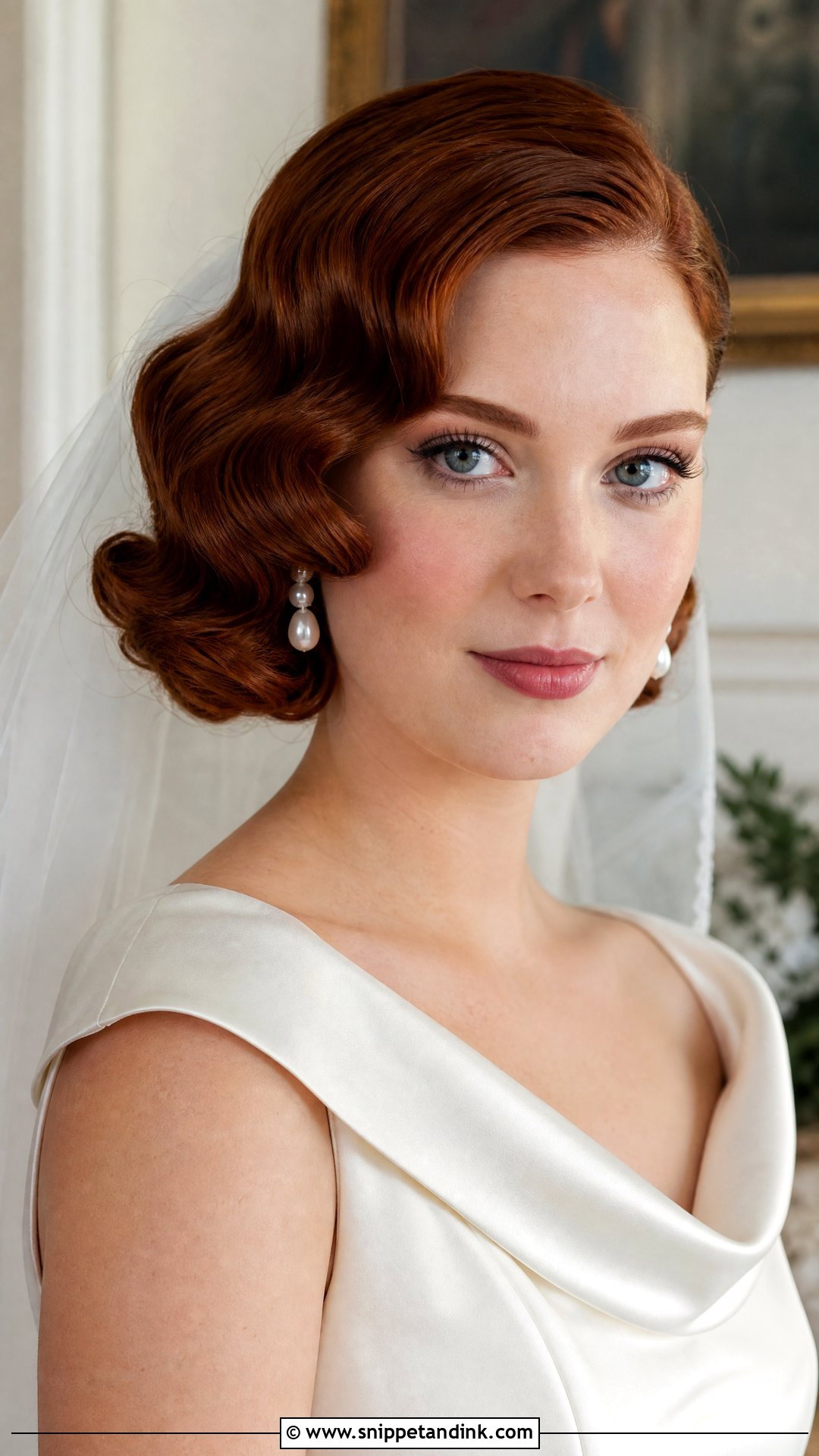 Short Vintage Wave Wedding Hair - Snippet and Ink - 15 Easy Wedding Hairstyles Do It Yourself Short
