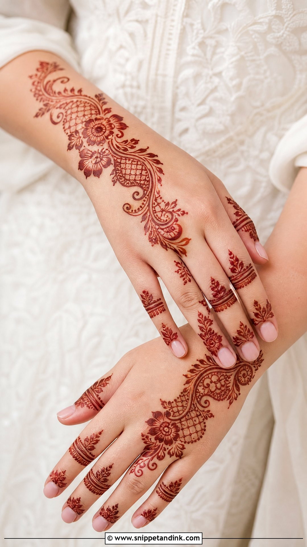 Short Wedding Guest Mehndi Design - Snippet and Ink - 35 Short Mehndi Design Ideas
