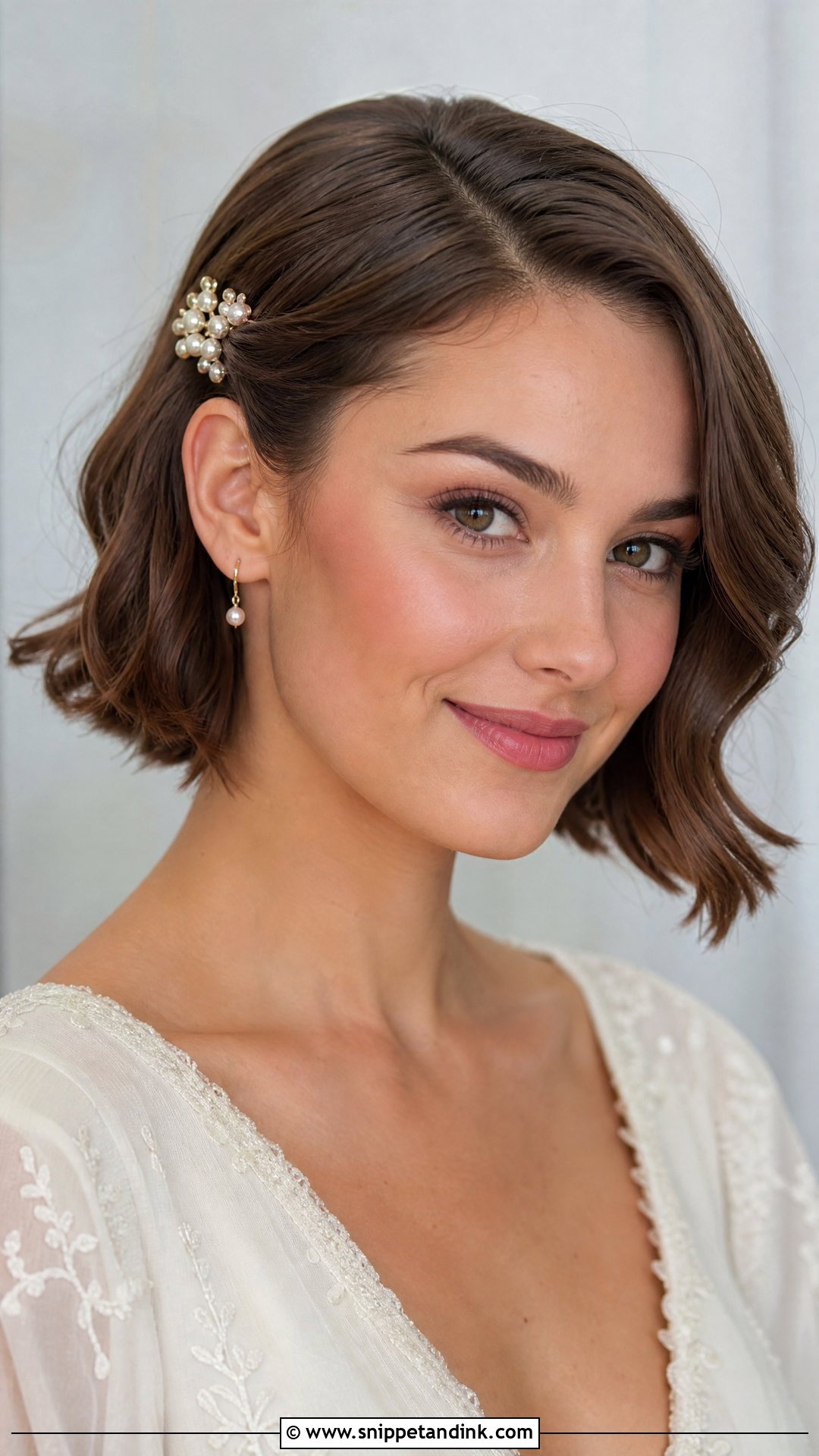 Short Wedding Hair - Snippet and Ink - 15 Elegant Hair for Wedding Ideas
