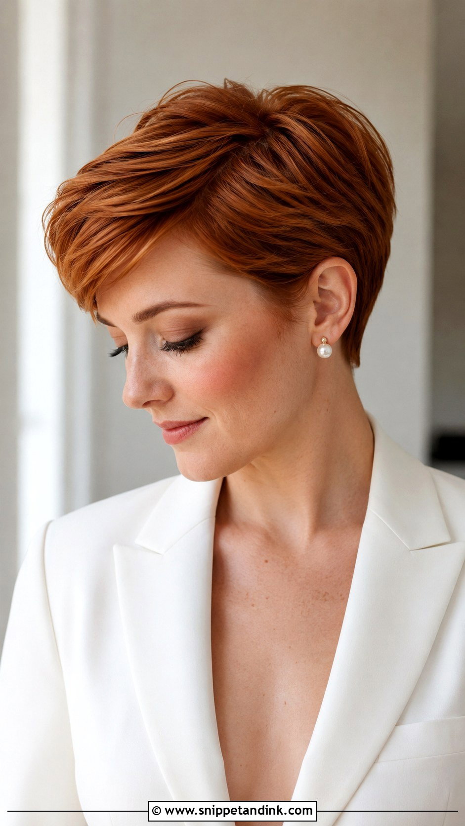 Short Wedding Hair Behind Ears - Snippet and Ink - 15 Wedding Hair Behind Ears