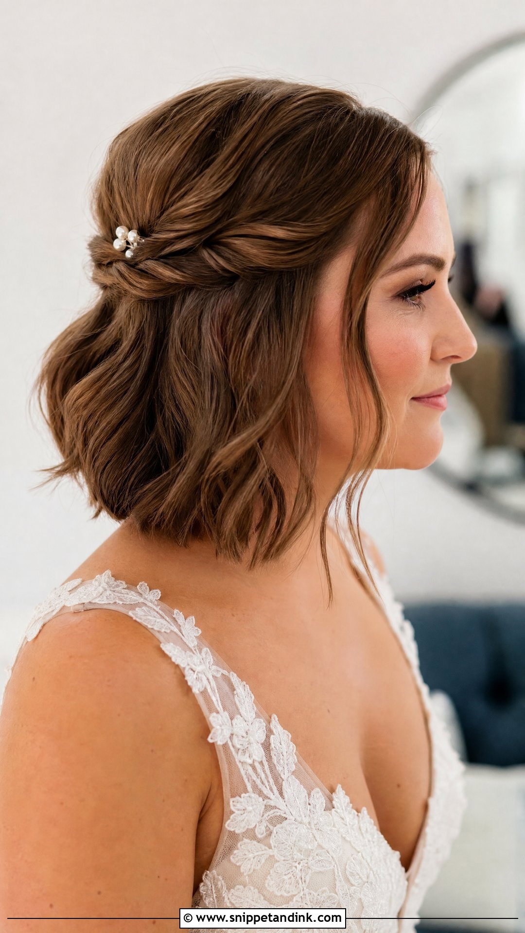 Short Wedding Hair With Twists - Snippet and Ink - 15 Easy Short Wedding Hairstyles