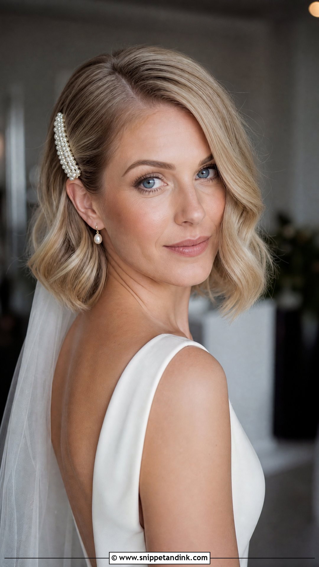 Short Wedding Hair - Snippet and Ink - 15 Beautiful Wedding Hair Ideas