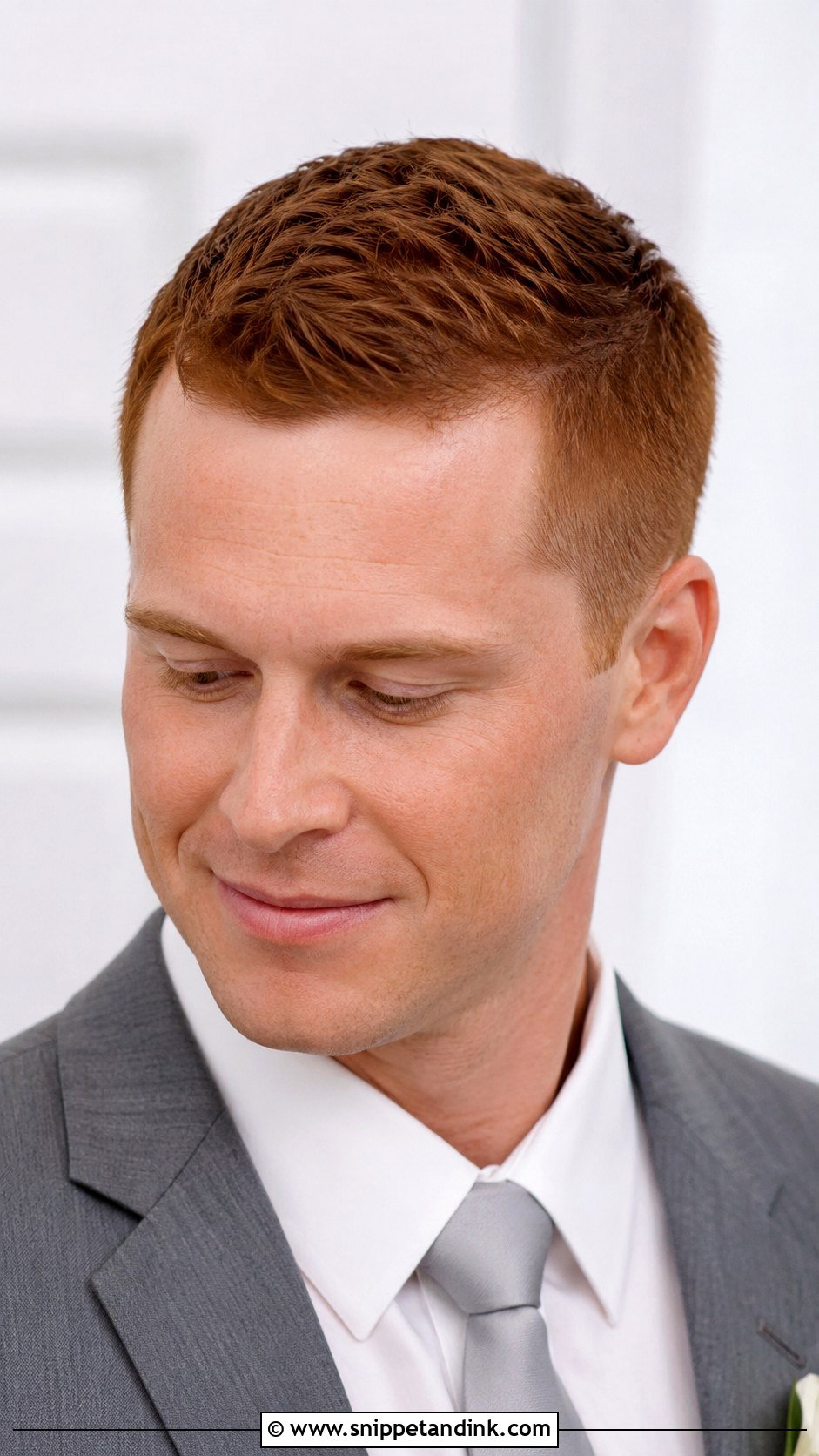 Short Wedding Hairstyle - Snippet and Ink - 15 Men’s Wedding Hairstyles