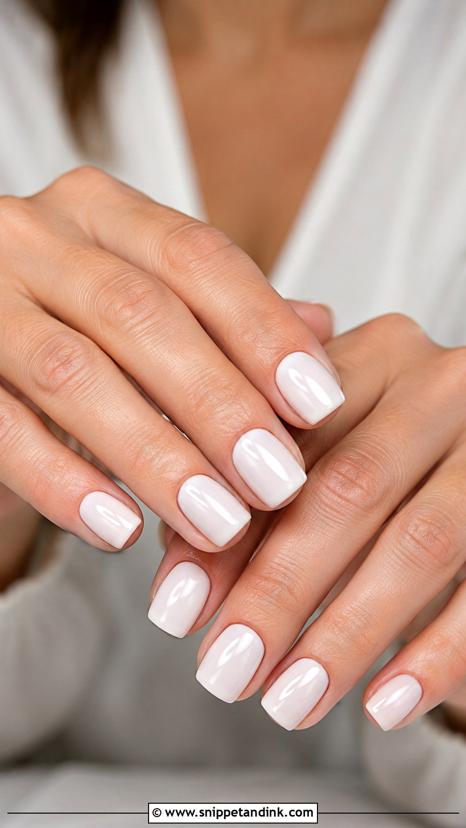 Short Wedding Matte Nails - Snippet and Ink - 20 Short Wedding Nails Brides