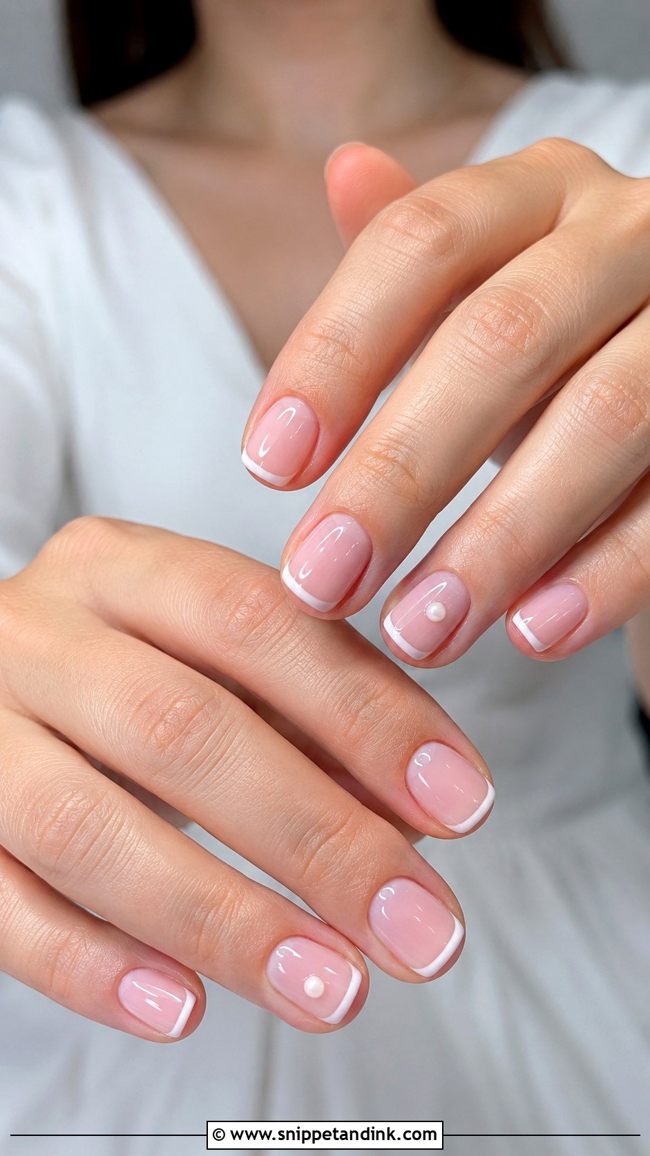 Short Wedding Nails - Snippet and Ink - 20 Simple Nail Art for Wedding Ideas